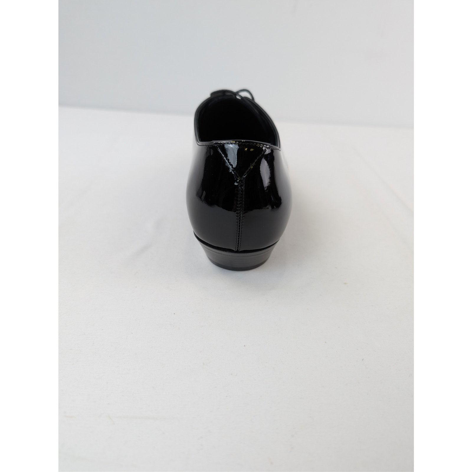 Saint Laurent Paris o1rshd Leather Lace Ups Shoe boots in Black Size US 7 / EU 40 - 14 Thumbnail