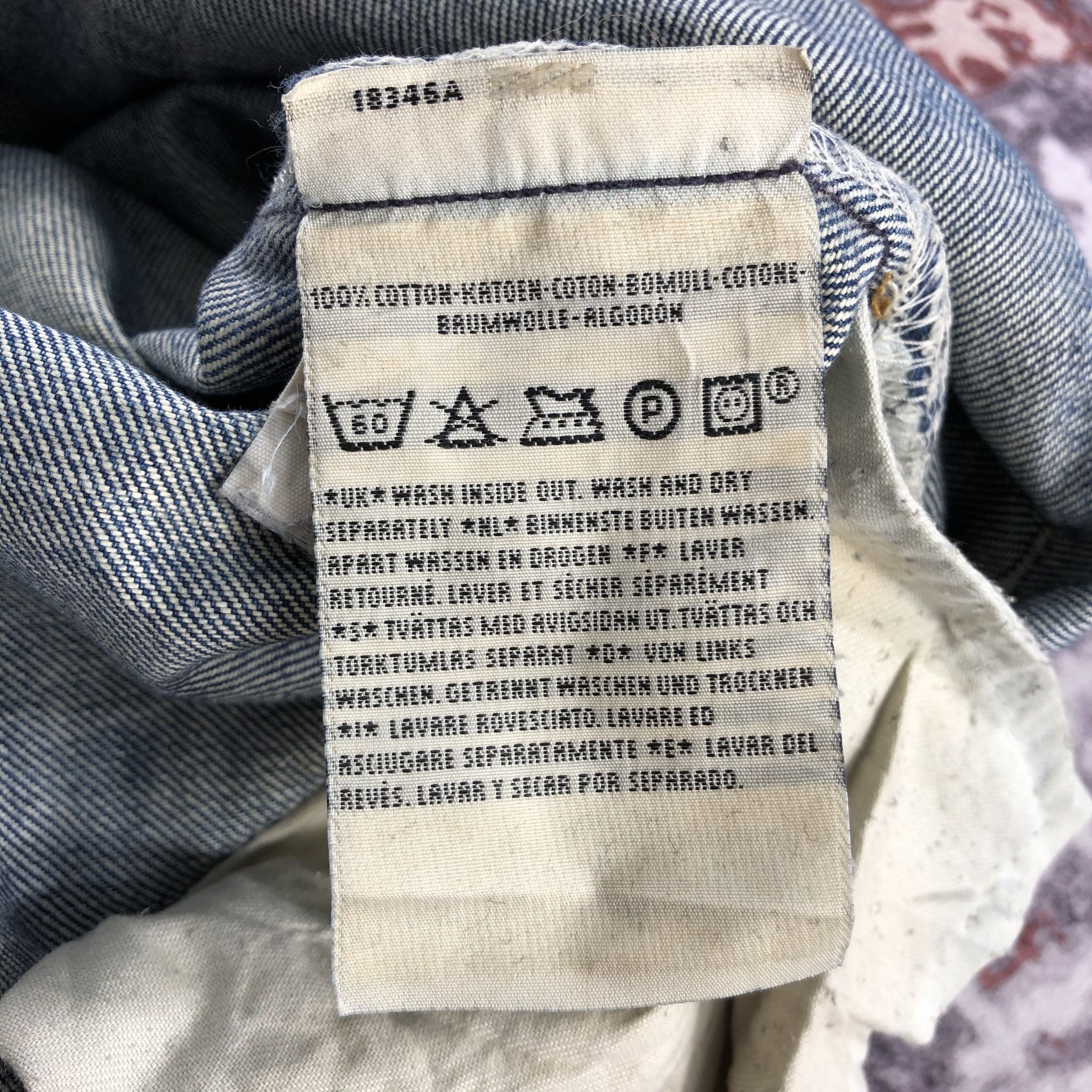 Levi's Vintage 90s Distress Levis 501 Jeans-JM2388 Size US 36 / EU 52 - 19 Thumbnail