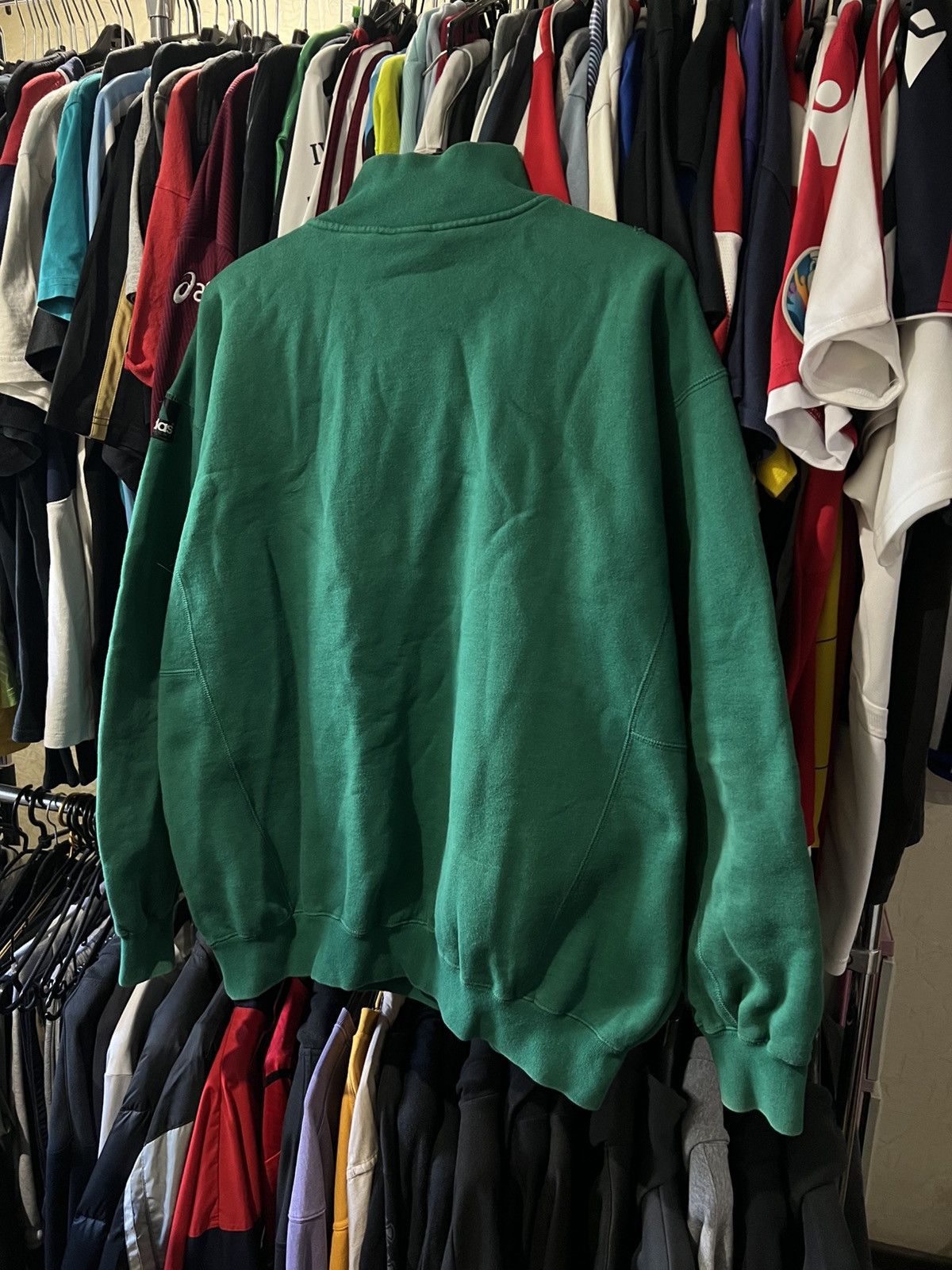 Adidas 90S VINTAGE ADIDAS EQUIPMENT 1/4 ZIP QUATER SWEATSHIRT SZ XL Size US XL / EU 56 / 4 - 2 Thumbnail