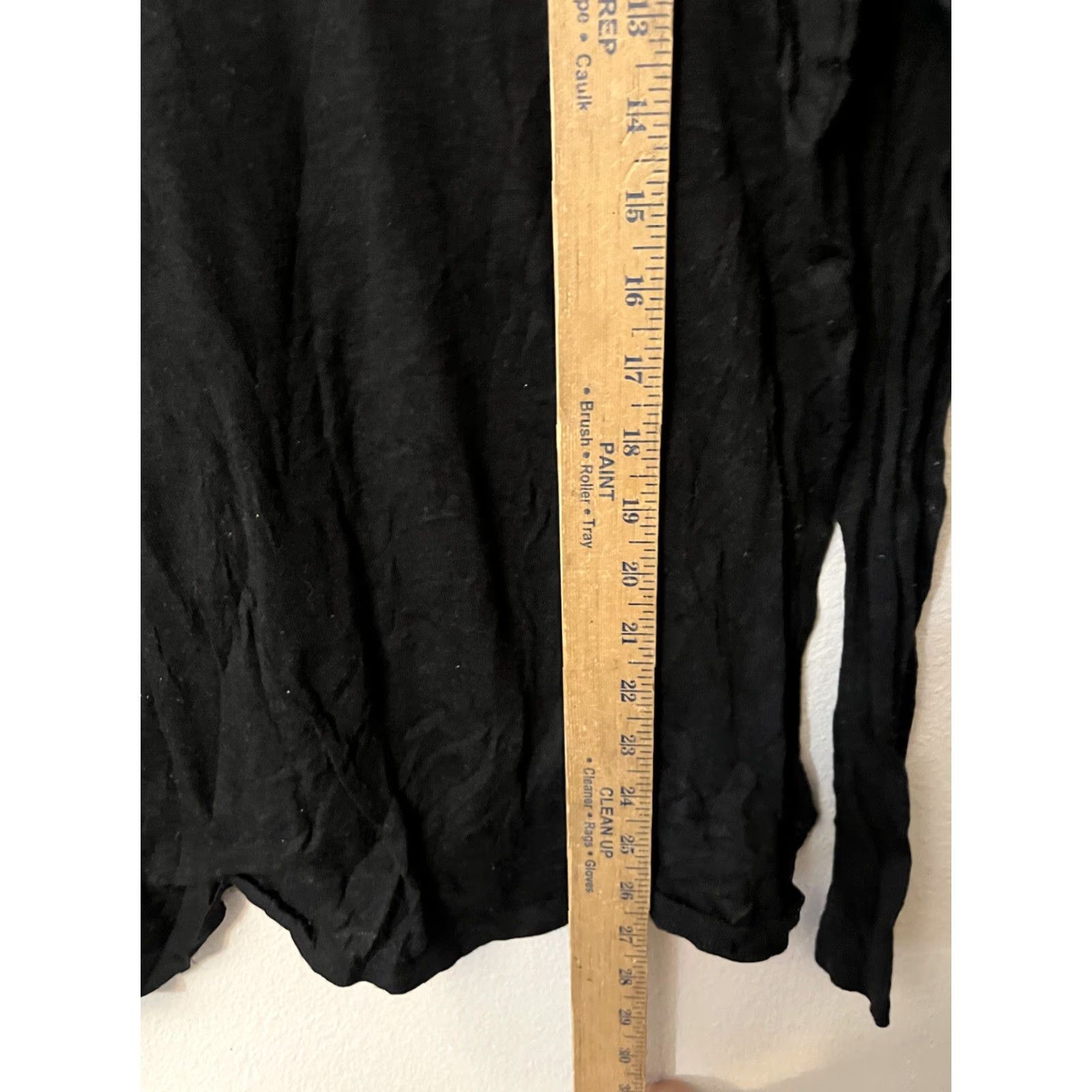 Express Express Top Womens XL Black Mock Neck Long Sleeve Cropped Pullover Size XL / US 12-14 / IT 48-50 - 4 Thumbnail