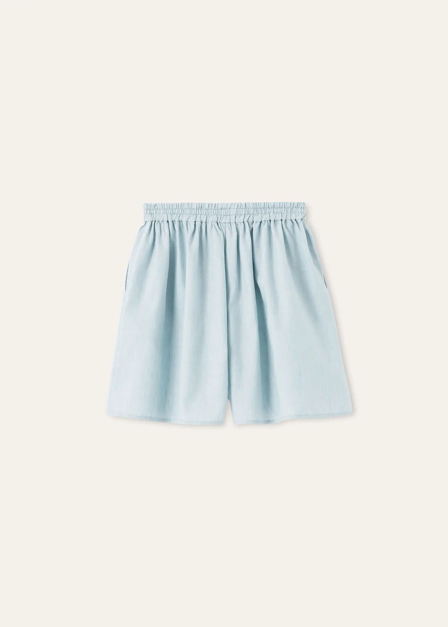 Loro Piana os11x0326 FAQ9908 Corbin Bermuda Short in Salt Bleached Blue Size 28" / US 6 / IT 42 - 2 Thumbnail