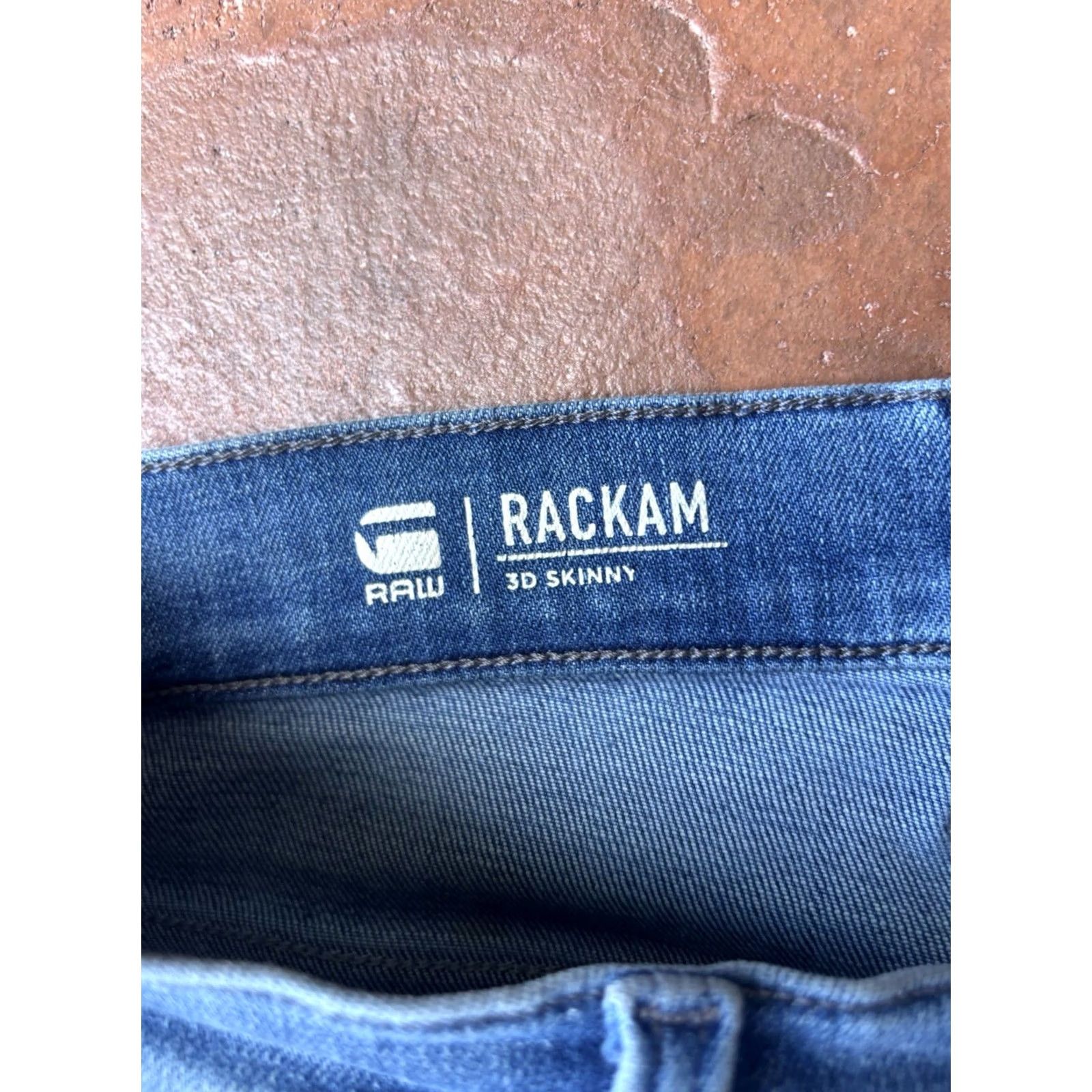 G-Star G-Star Raw Rackham 3-D Skinny Jeans Men’s 30x32 Moto Biker Rockabilly Size US 30 / EU 46 - 2 Thumbnail
