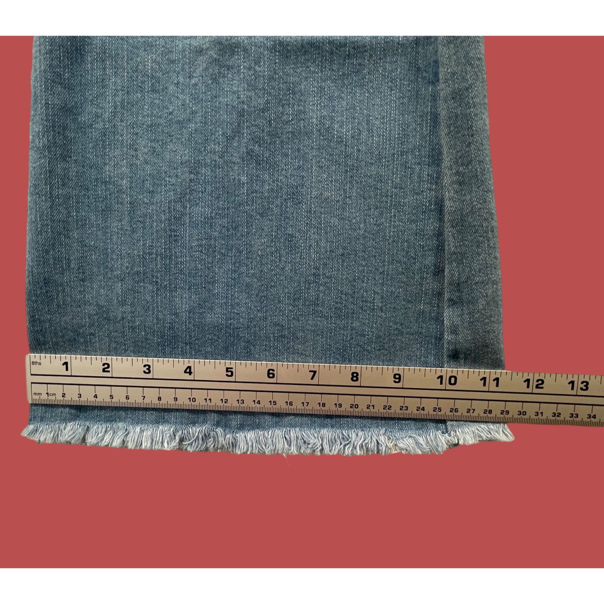 Other Rue + - Women's Sculpting Stretch Jeans Distressed - Blue Wa Size 41" - 7 Thumbnail
