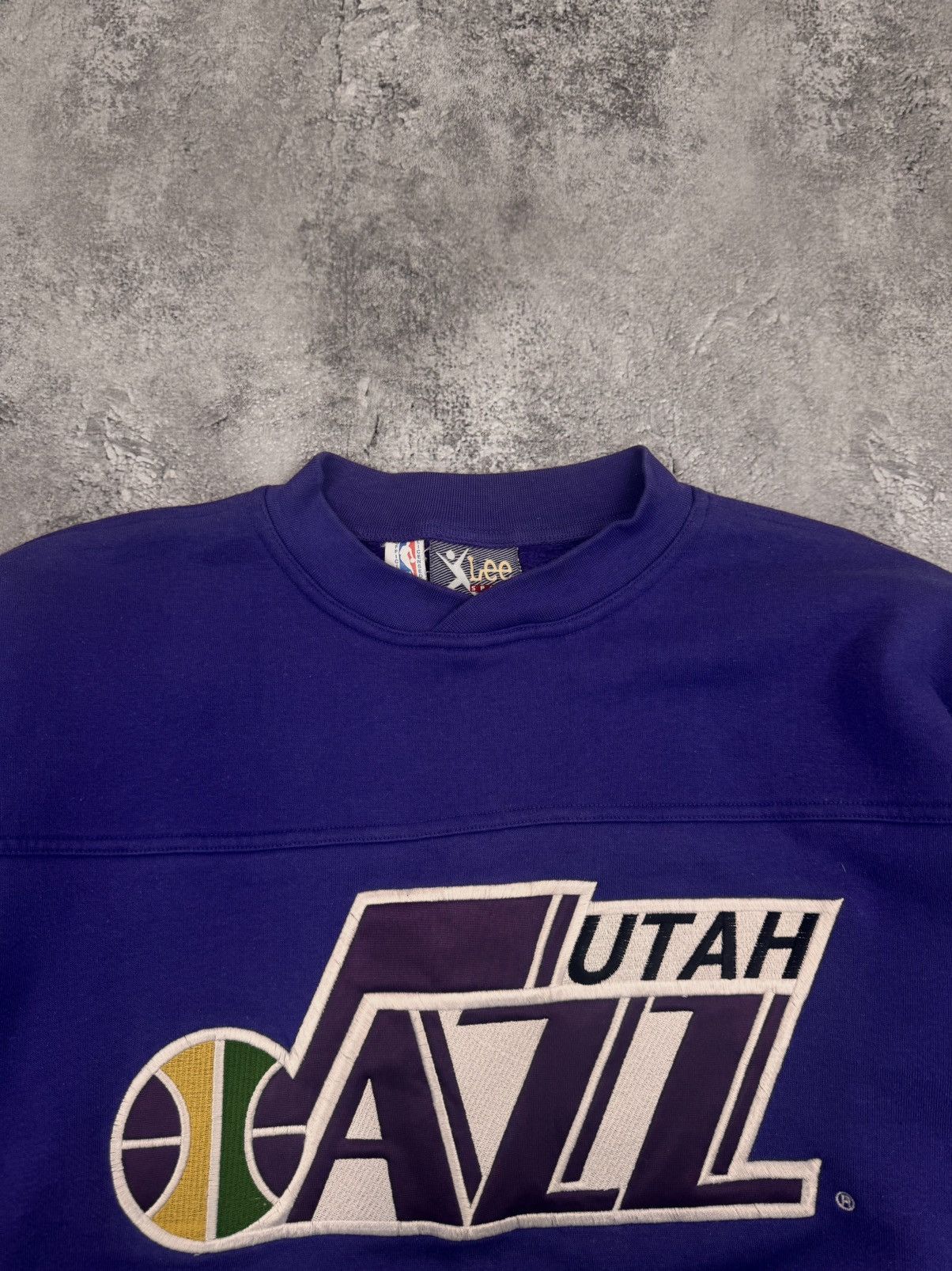 Lee Lee Sport Men Vintage Utah Jazz Crewneck Sweatshirt Purple Size US M / EU 48-50 / 2 - 3 Thumbnail