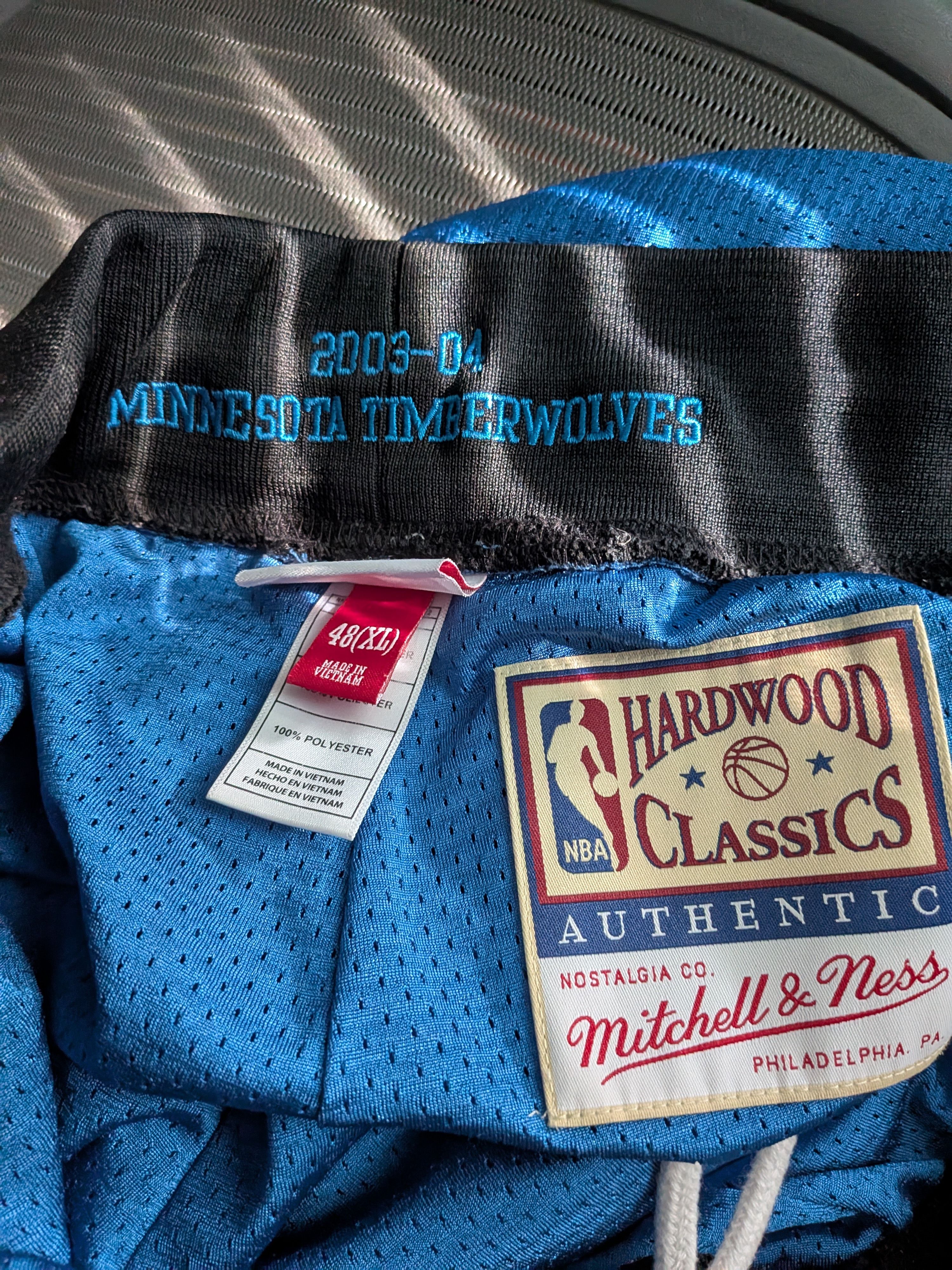 Mitchell & Ness Timberwolves '03-04 Away Game Shorts Size US 36 / EU 52 - 5 Thumbnail