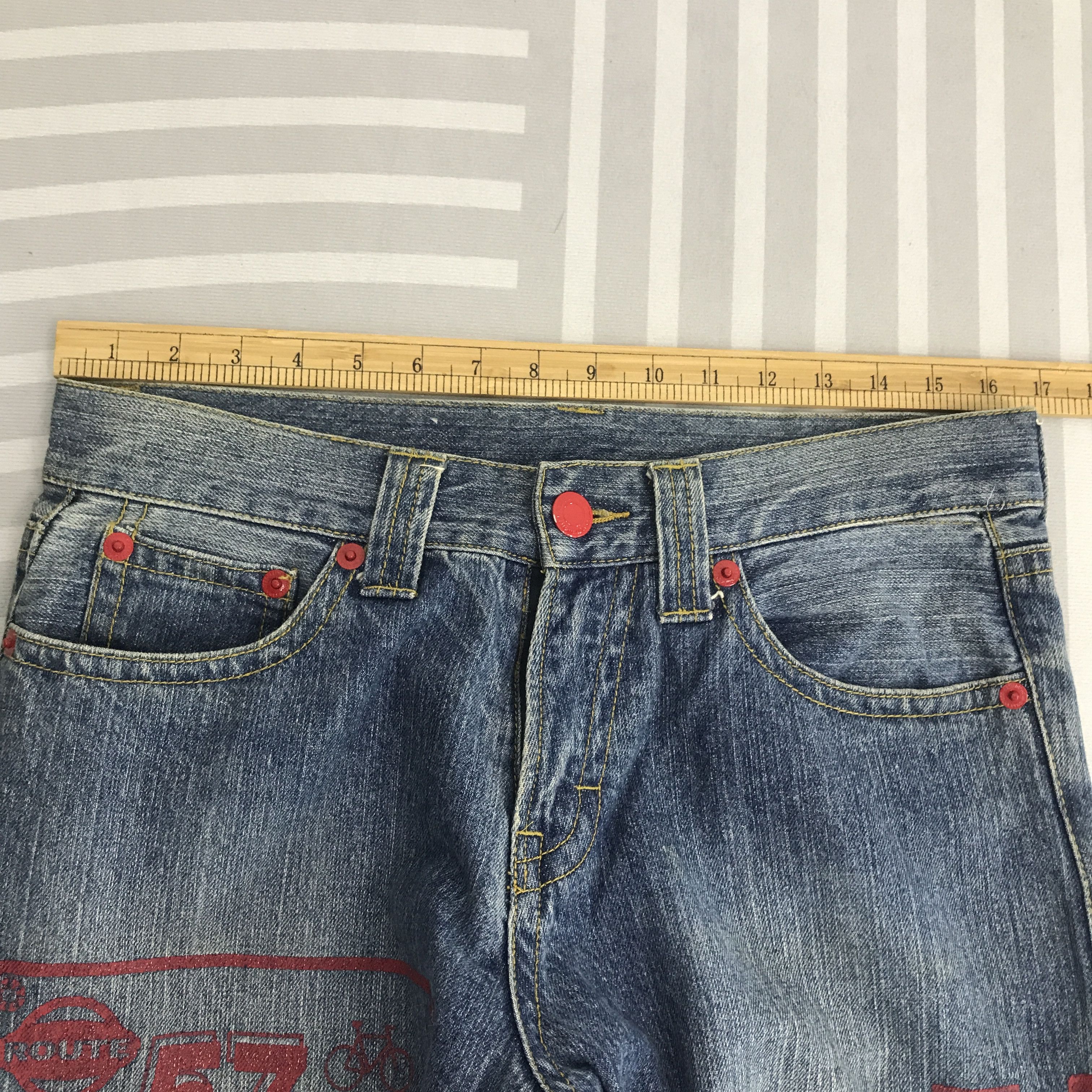 Japanese Brand × Vintage Vintage Route 57 Highway Denim Japan style denim pants Size US 32 / EU 48 - 7 Thumbnail
