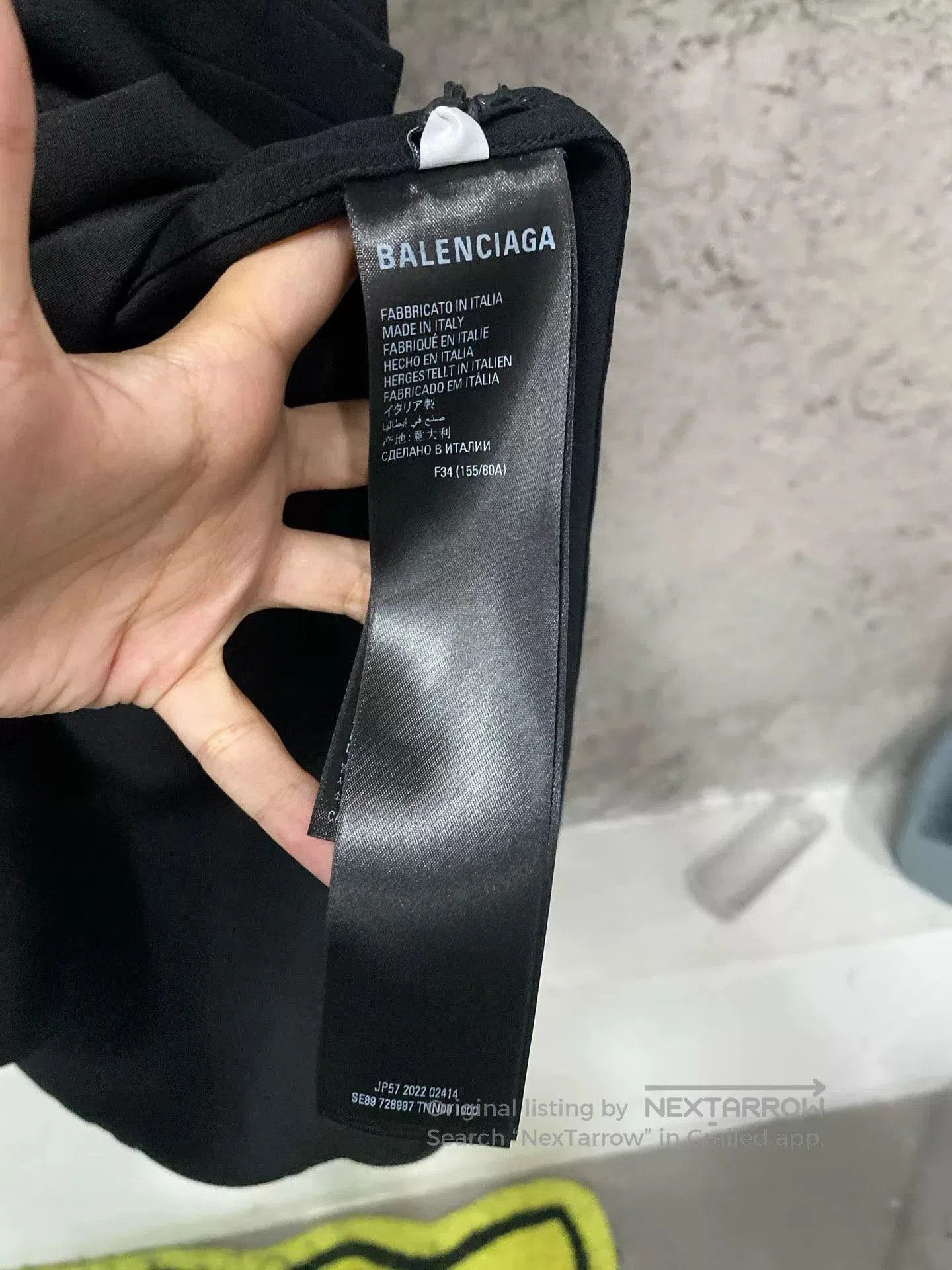 Balenciaga balenciaga crystal embellished shirt. Size XS / US 0-2 / IT 36-38 - 5 Thumbnail