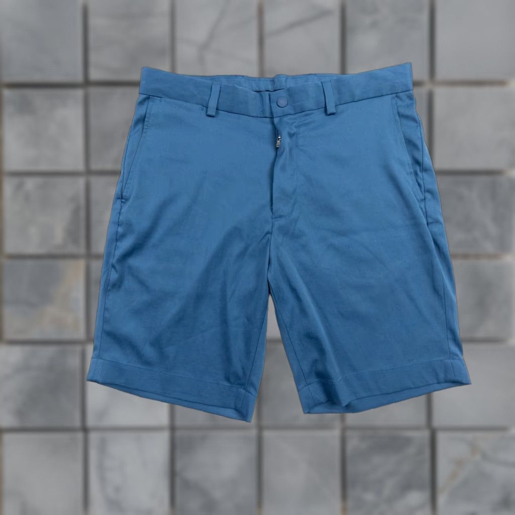 Brooks Brothers Brooks Brothers Shorts Adult 33 Blue Chino Bermuda 9" Stretch Casual Preppy Mens Size US 33 - 1 Thumbnail
