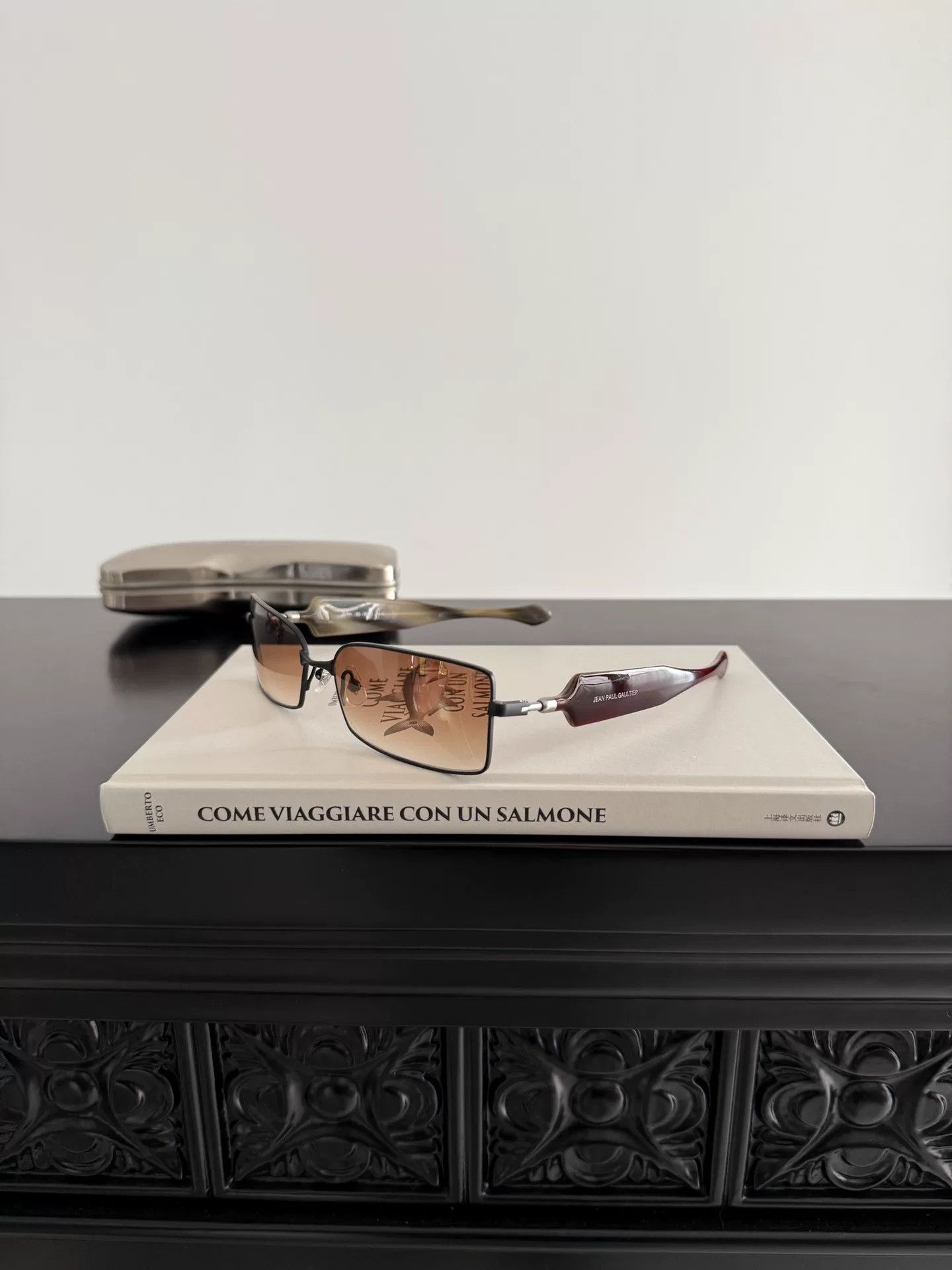 Jean Paul Gaultier Jean Paul Gaultier Cyberpunk Blade Sunglasses Size ONE SIZE - 1 Thumbnail