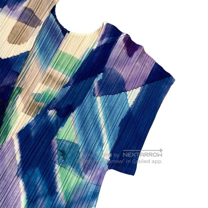 Issey Miyake Issey Miyake Blue Dress Size M / US 6-8 / IT 42-44 - 7 Thumbnail