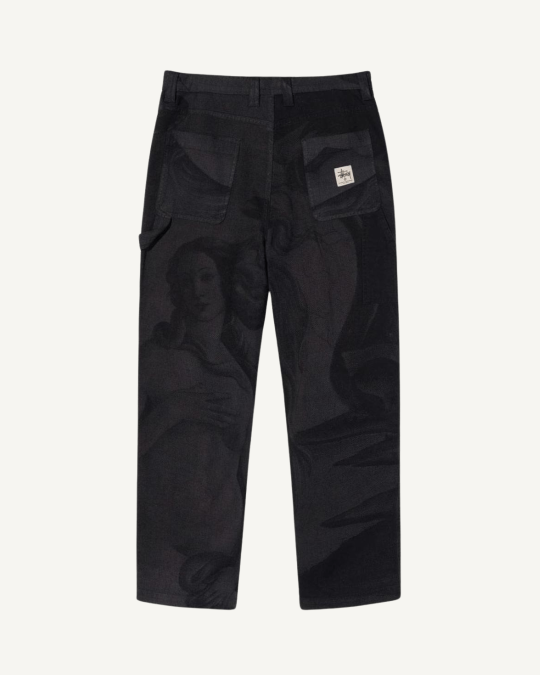 Stussy Stussy Herringbone Double Knee Work Pants - Black