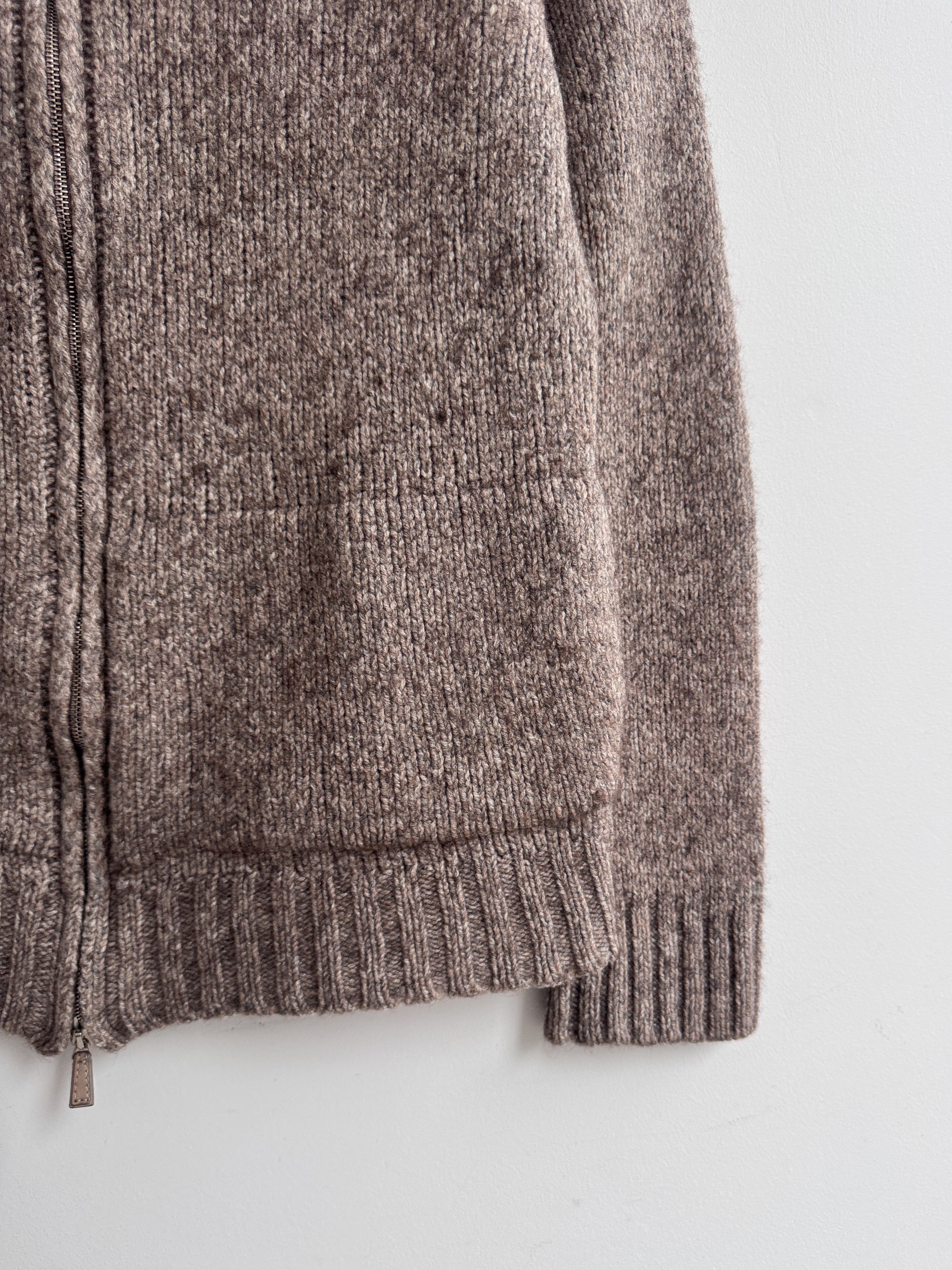 Ermenegildo Zegna Ermenegildo Zegna Full Zip Wool Sweater Size M / US 6-8 / IT 42-44 - 5 Thumbnail