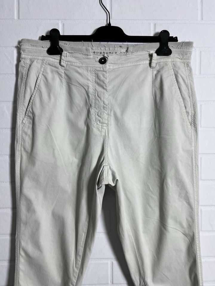 Rundholz Rundholz DIP Women’s Pants Grey Feels Cotton Size L-XL Size 32" / US 10 / IT 46 - 6 Thumbnail