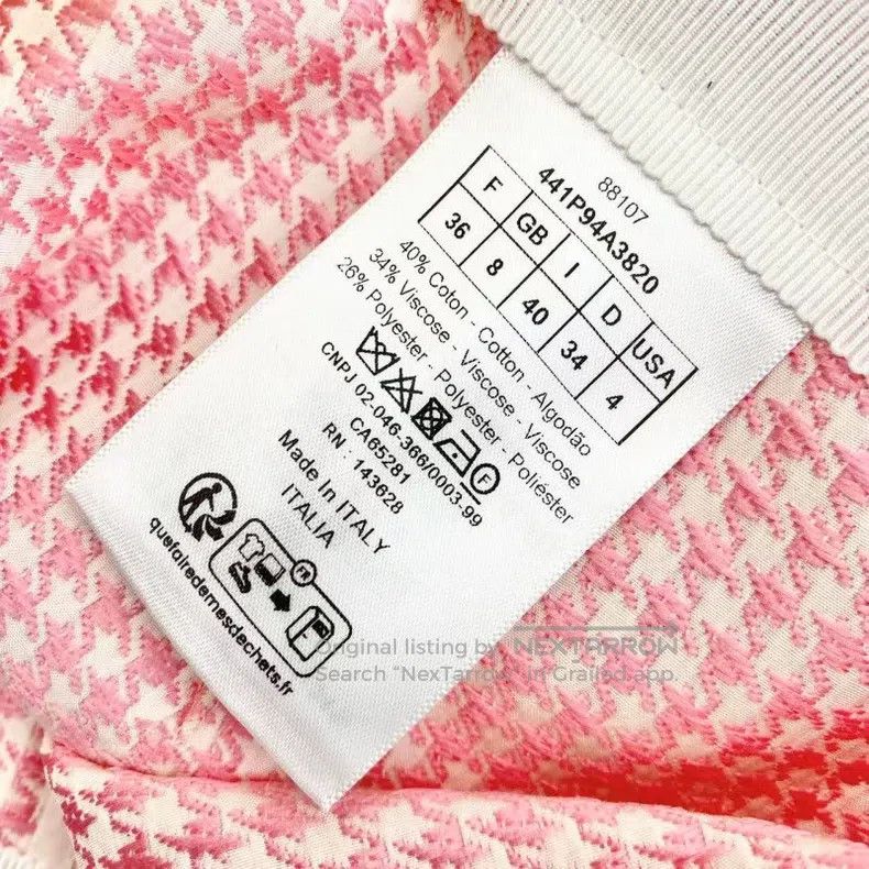 Dior Dior Pink thousand-bird mesh shorts Size 24" / US 00 / IT 34 - 5 Thumbnail