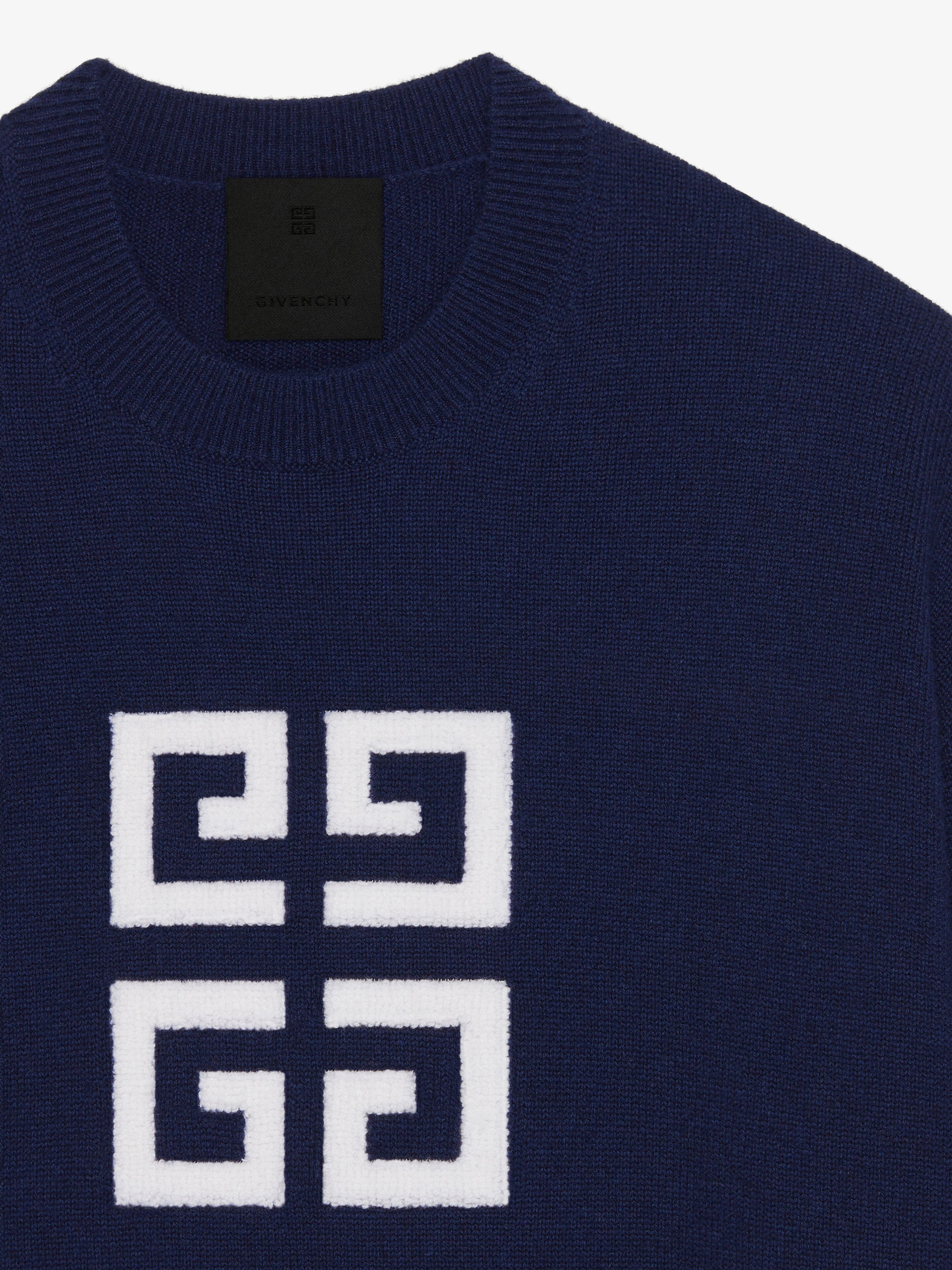 Givenchy oc11z0725 Sweater in Navy/White Size XL / US 12-14 / IT 48-50 - 5 Thumbnail