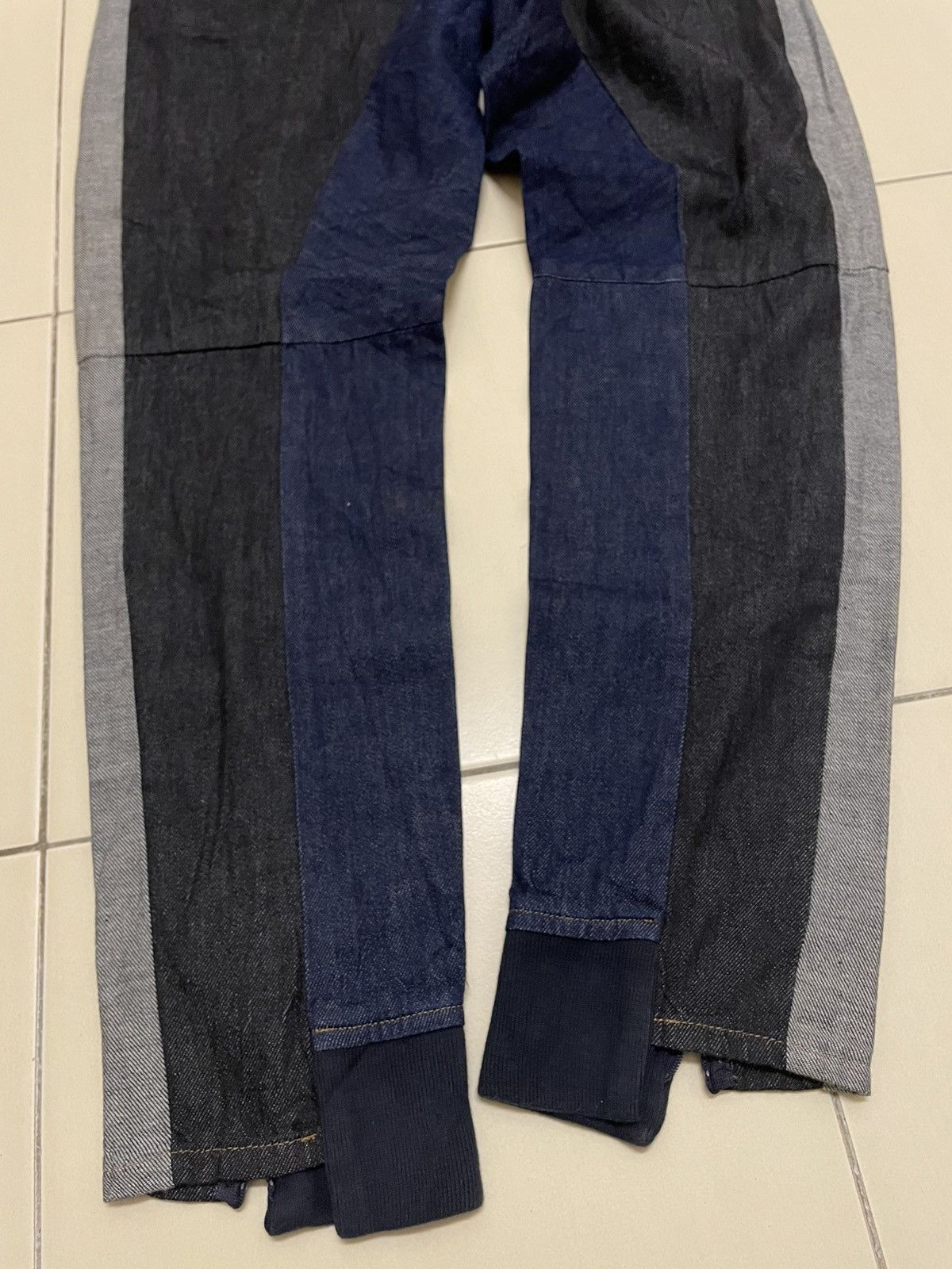gomme Gomme Maki Hiroshige Rework/reconstructed Denim Jogger Pants Size US 30 / EU 46 - 5 Thumbnail