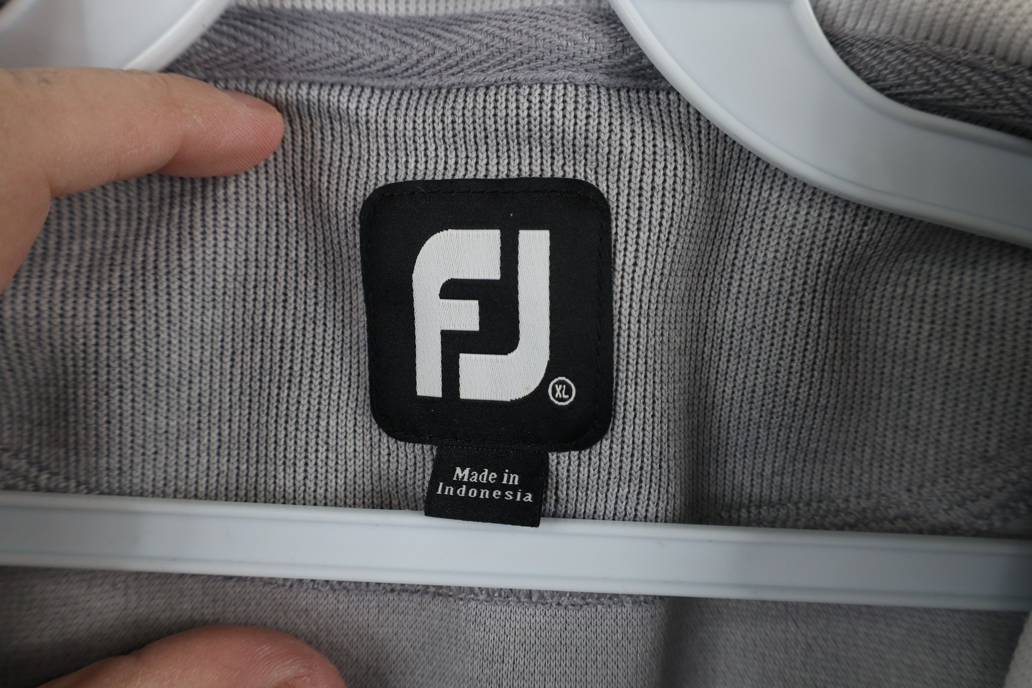 Footjoy × Vintage FootJoy Sleeveless Half Zip Pullover Golf Sweater Vest Gray Size US XL / EU 56 / 4 - 7 Thumbnail