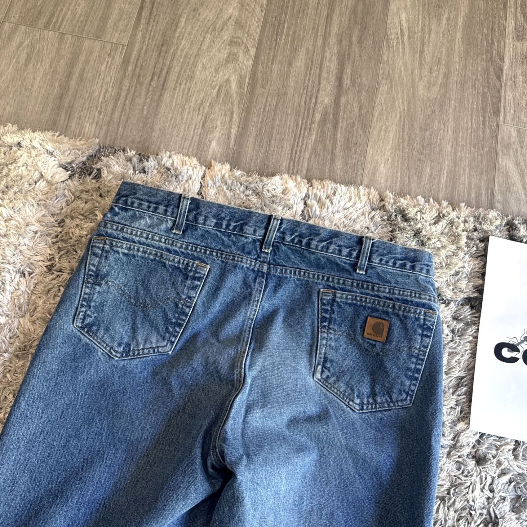 Carhartt Carhartt Jeans Men’s 42x34 Blue Darkstone Traditional Fit Workwear Denim DST B18 DST Jeans Mens 42 Regular Bluestone Straight 32in Inseam Size US 42 / EU 58 - 2 Thumbnail