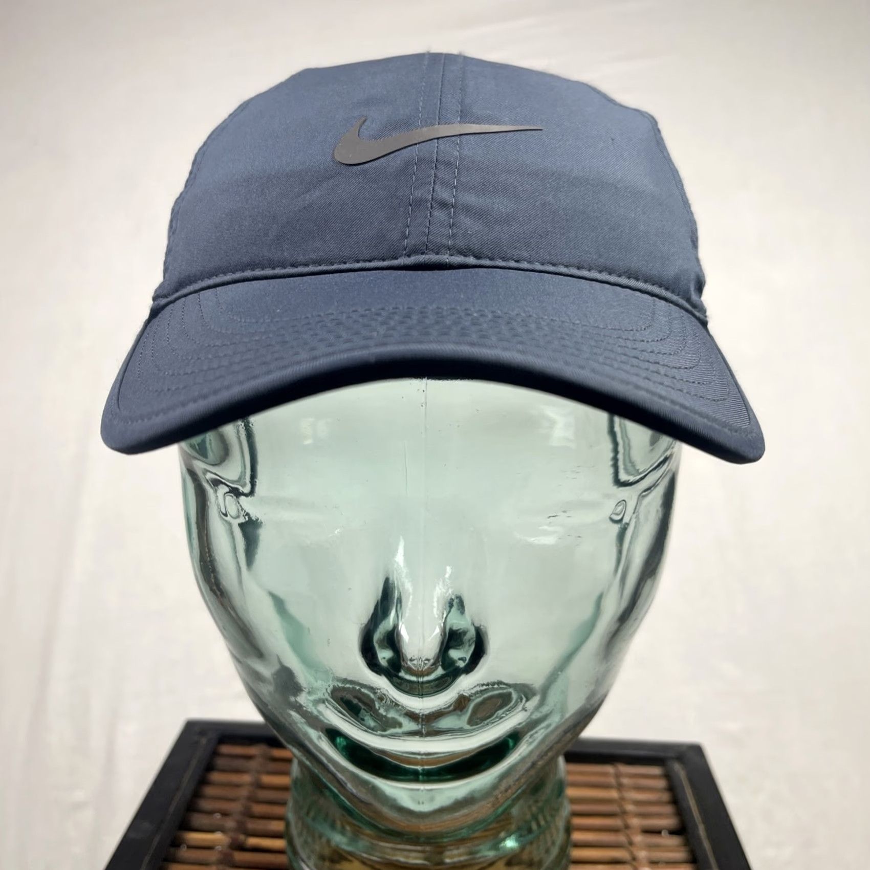 Nike Nike Featherlight Hat Cap Mens Adjustable 6 Panel Dri Fit Running Training Adult Blue Lightweight Breathable Quick Dry Baseball Cap Men Size ONE SIZE - 2 Thumbnail