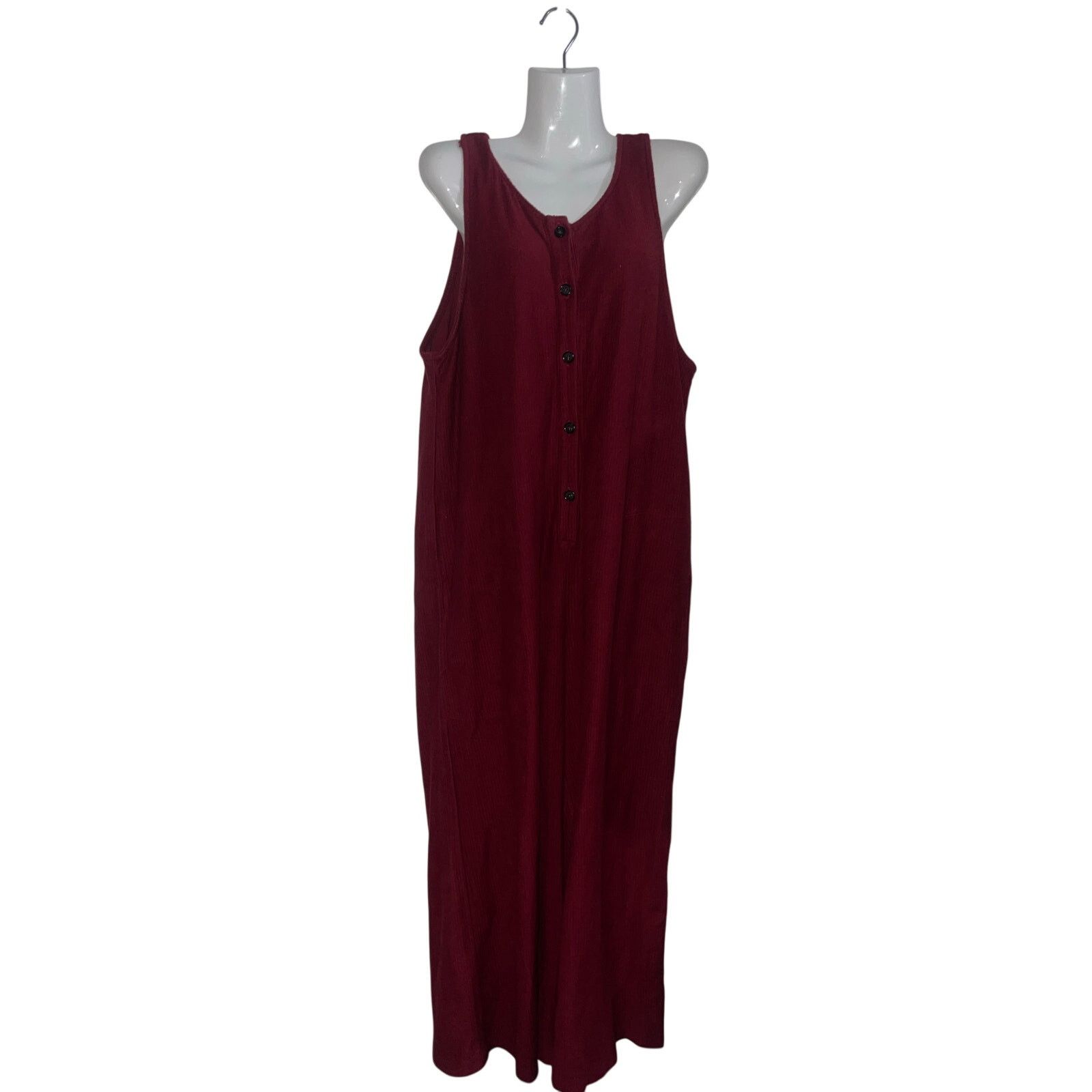 Other Back Beat Co. Lounge Corduroy Knit Cropped Jumpsuit Overall Size 32" / US 10 / IT 46 - 4 Thumbnail