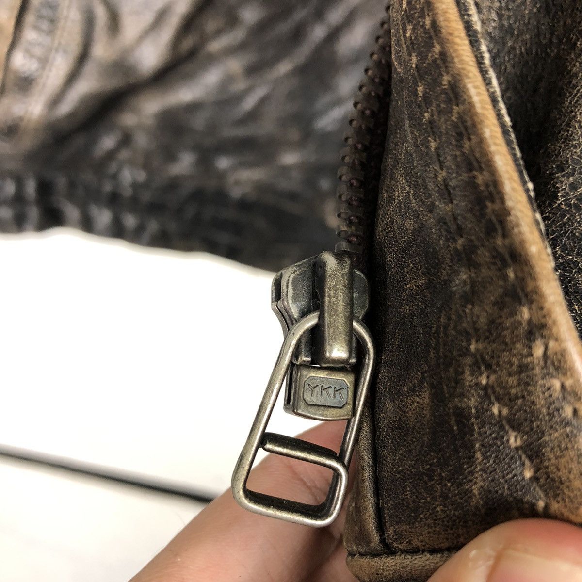 Japanese Brand 📌Vintage Genuine Leather Jacket Biker Wear Issey Miyake Size US M / EU 48-50 / 2 - 17 Thumbnail