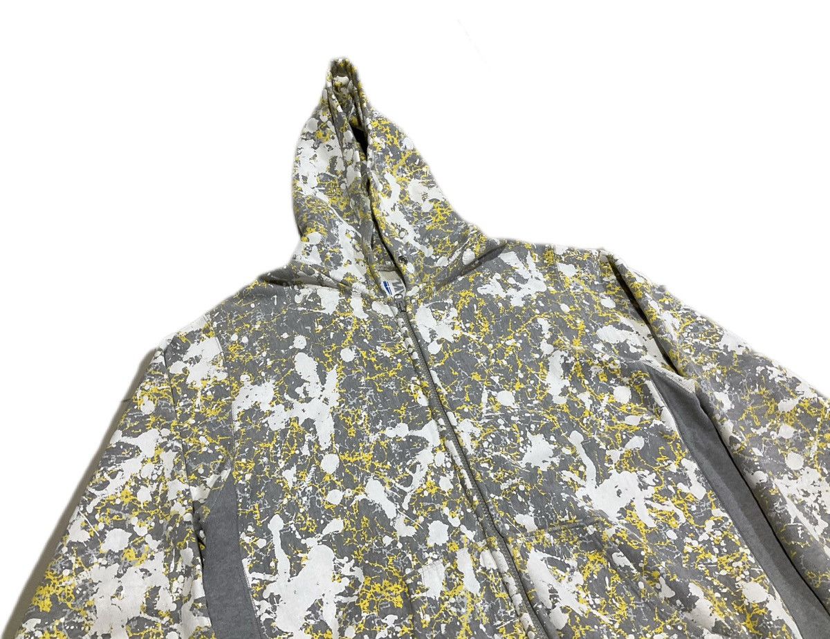 image of Vintage Archived Devilock X Recon Futura Hoodie in Gray/Yellow, Men's (Size Large)