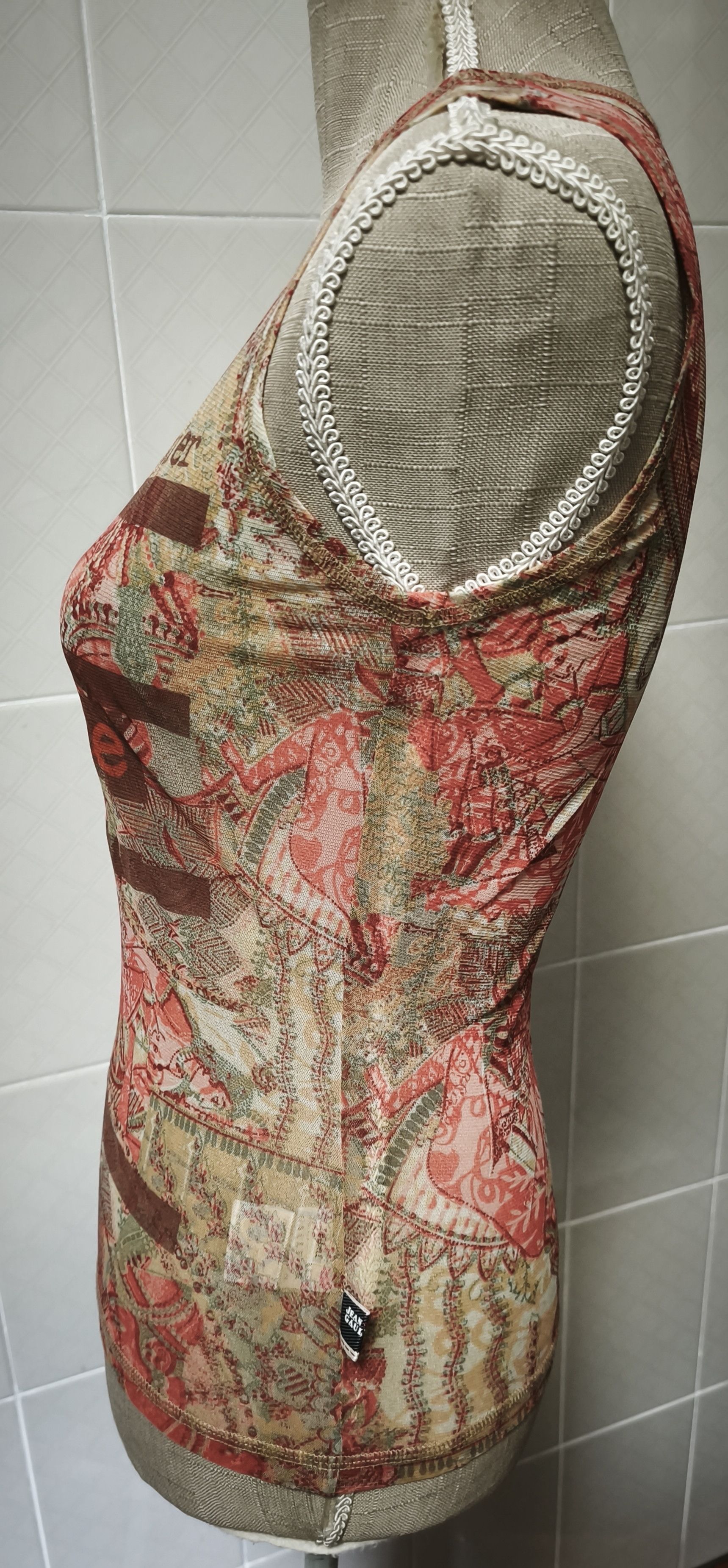 Jean Paul Gaultier 2000's - Kamasutra print tank top Size S / US 4 / IT 40 - 7 Thumbnail