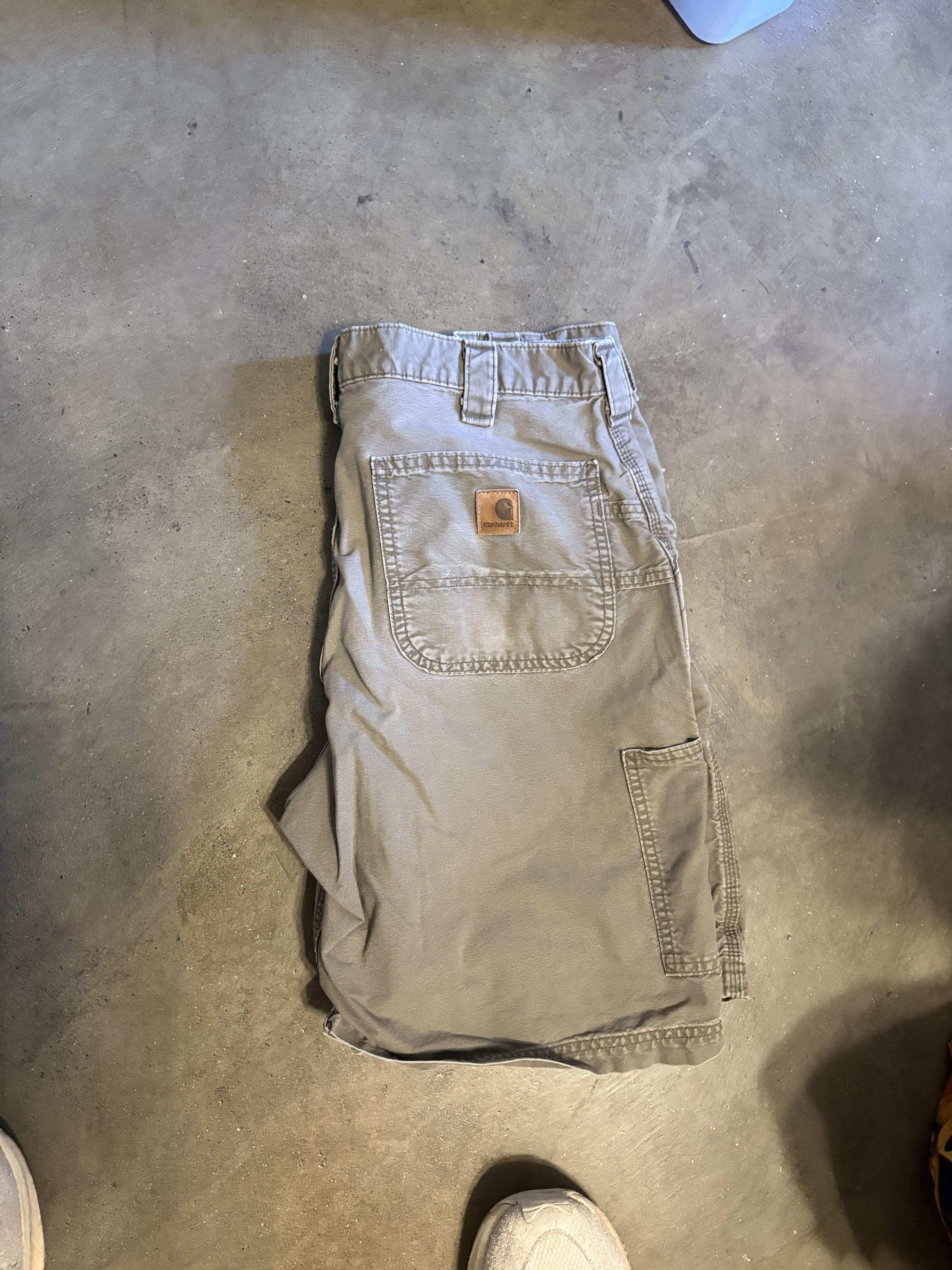 Carhartt Carhartt B147 Loose Fit Work Shorts – Light Brown (36) Size US 36 / EU 52 - 2 Thumbnail