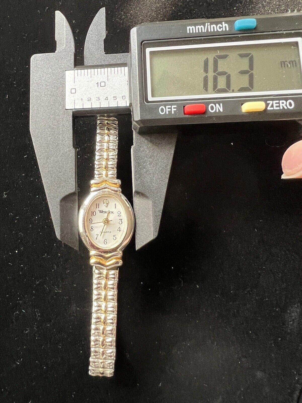 Other Vintage Westclox Two Tone Quartz Women's Watch New Battery Size ONE SIZE - 2 Thumbnail
