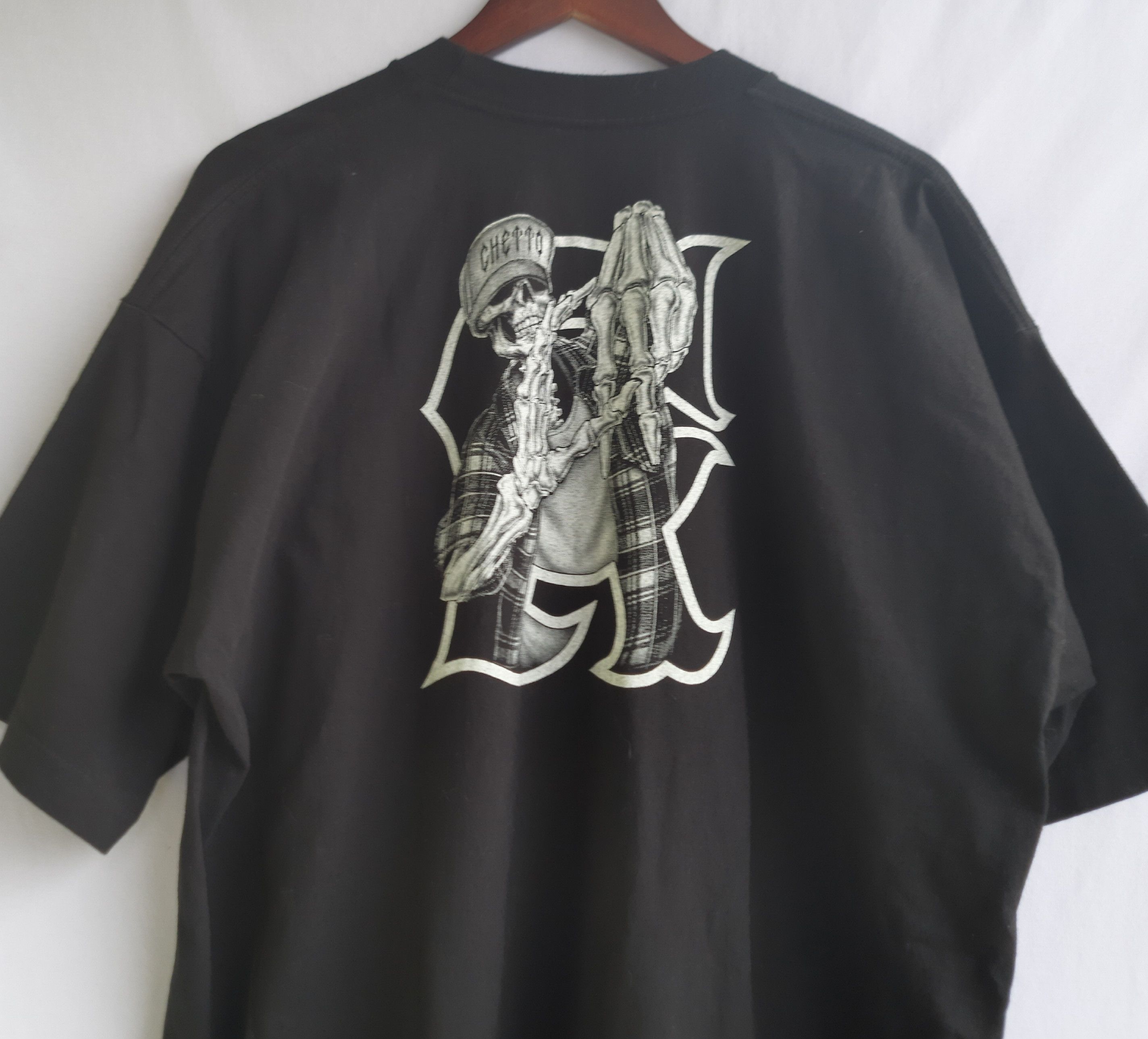 Japanese Brand Y2K Ghetto CA Gangster T-Shirt Size US XXL / EU 58 / 5 - 4 Thumbnail