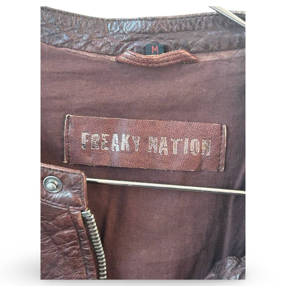 Leather Freaky Nation leather jacket #893 Size US M / EU 48-50 / 2 - 2 Thumbnail
