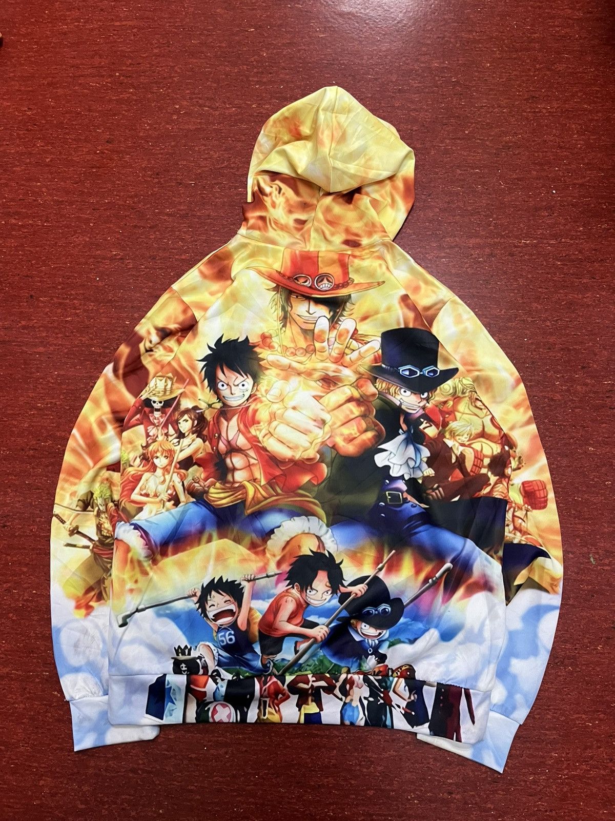 Anime ONE PIECE AOP PULLOVER HODDIE x ANIME JAPAN Size US M / EU 48-50 / 2 - 2 Thumbnail