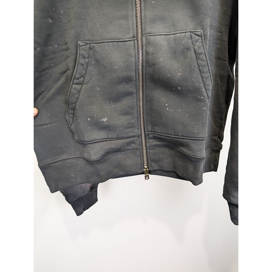 Amiri o1rshd1 Vintage Collegiate Zip Hoodie in Black Size US M / EU 48-50 / 2 - 11 Thumbnail