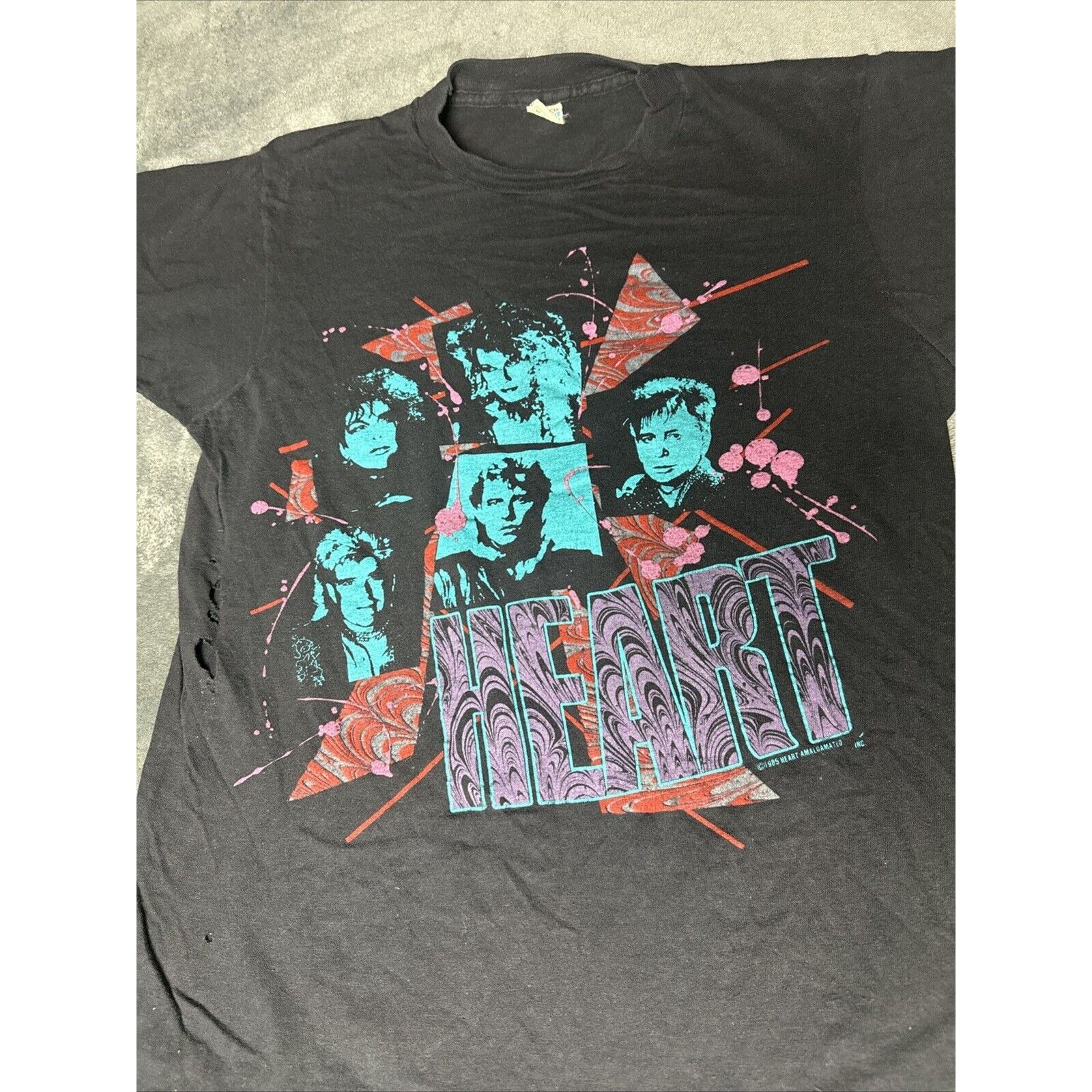 Other Heart Band T Shirt Vintage 1985 Screen Stars Size L Size US L / EU 52-54 / 3 - 2 Thumbnail