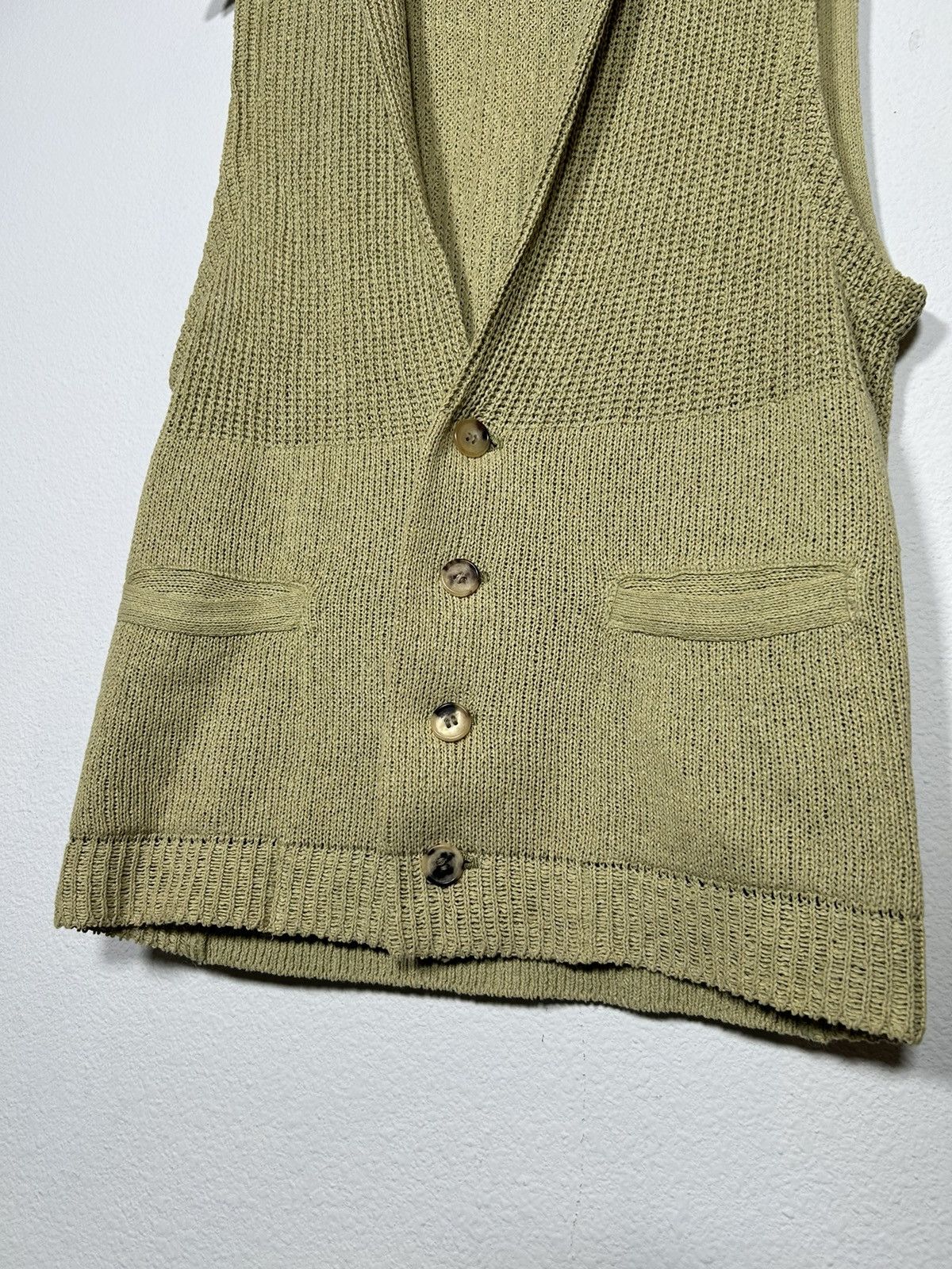 Issey Miyake 90’s Knit lapel Cardigan vest Size US S / EU 44-46 / 1 - 3 Thumbnail