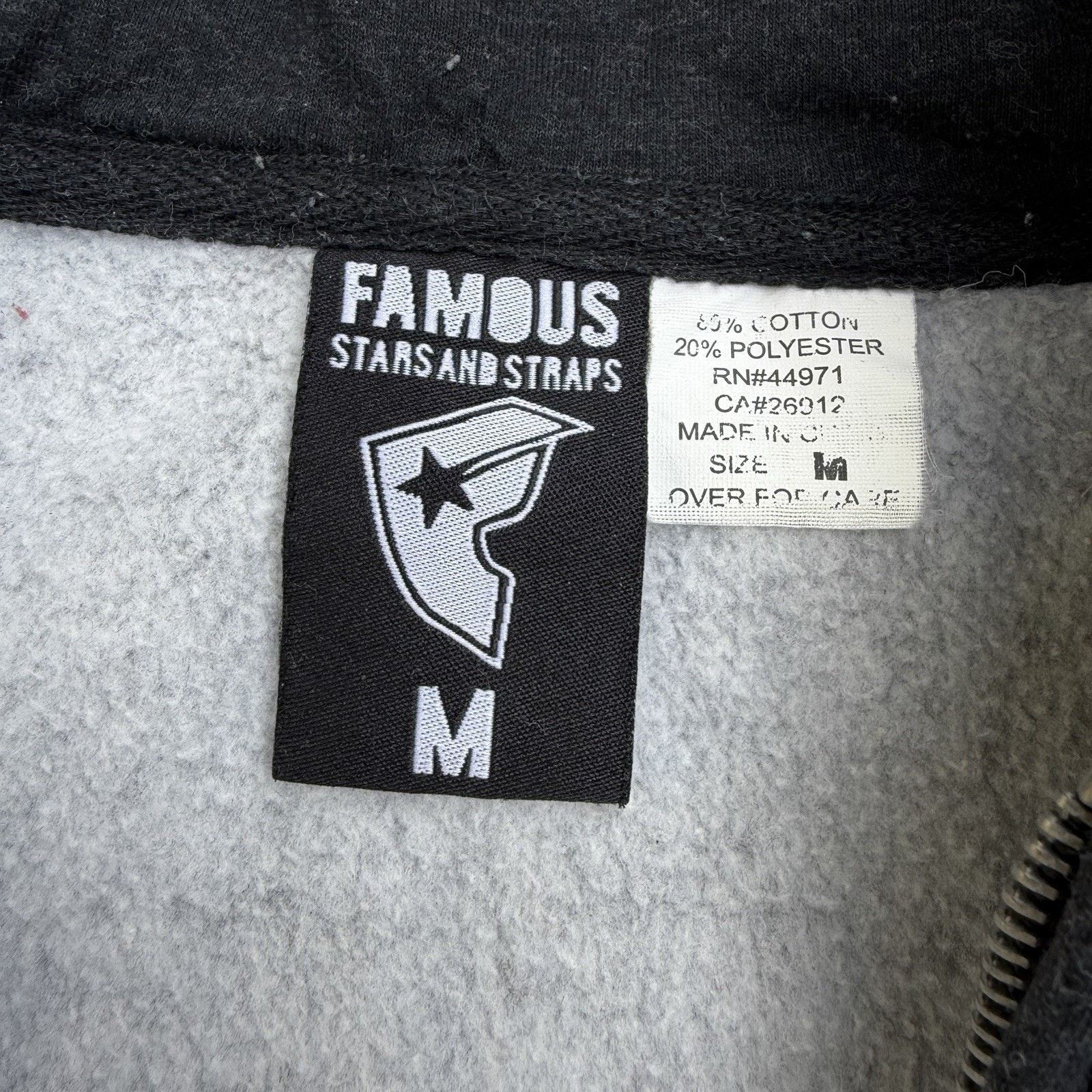 Famous Stars And Straps × Vintage Vintage Y2K Famous Stars & Straps AOP Hoodie Travis Barker Size US M / EU 48-50 / 2 - 4 Thumbnail