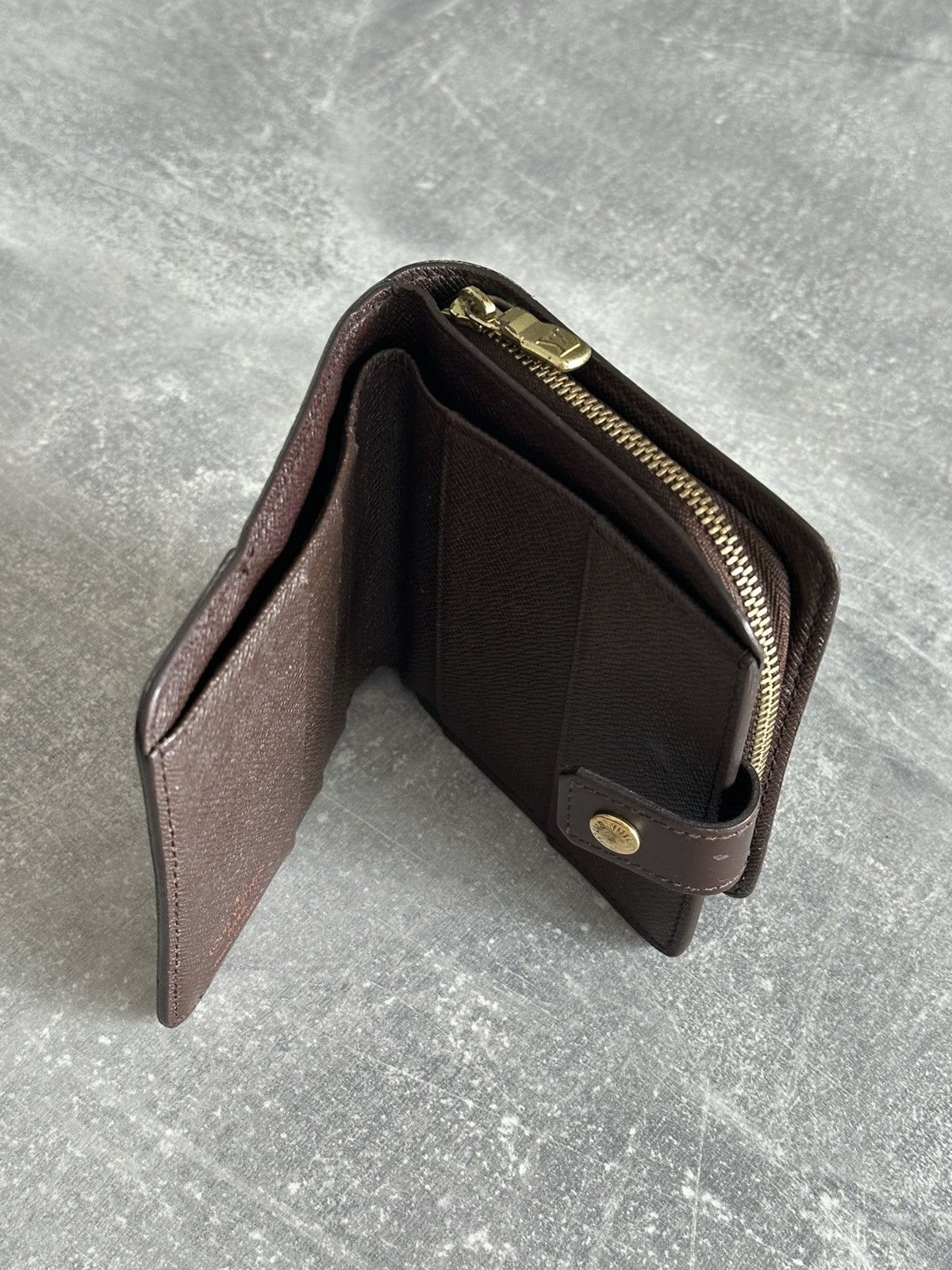 Louis Vuitton Louis Vuitton Threefold Damier Ebene Compact Zippy Wallet Size ONE SIZE - 4 Thumbnail