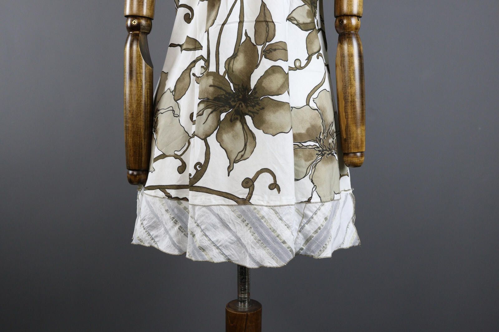 Designer Elisa Cavaletti Floral Summer Beach Party Dress Size 42 Size M / US 6-8 / IT 42-44 - 7 Thumbnail