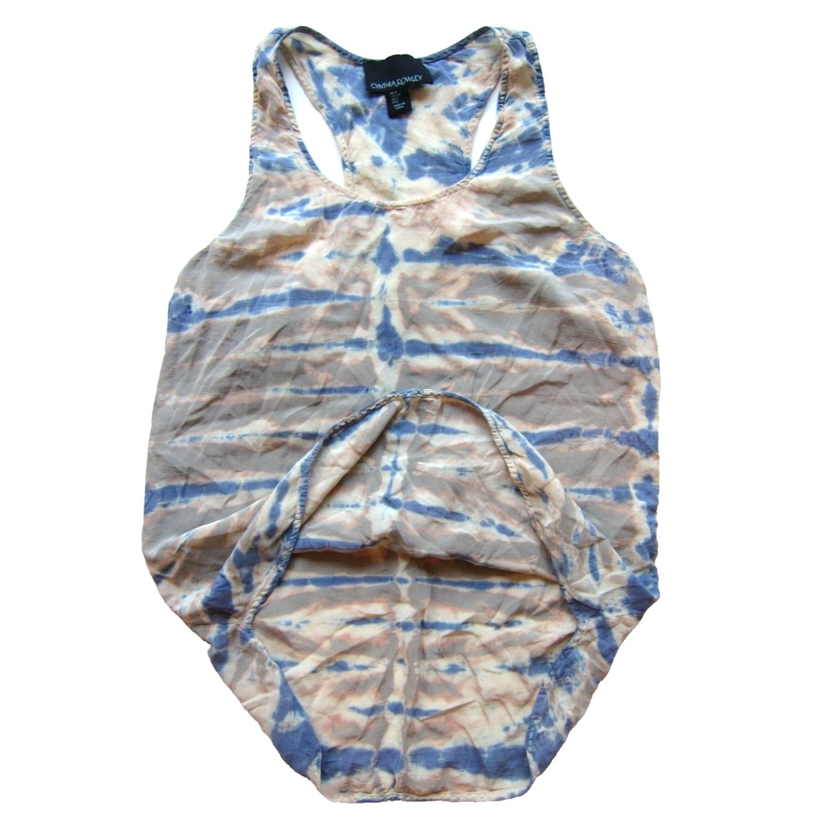 Cynthia Rowley Cynthia Rowley 100% Silk Pink Tie Dye Racerback Tank Blouse S Womens Small Size S / US 4 / IT 40 - 5 Thumbnail
