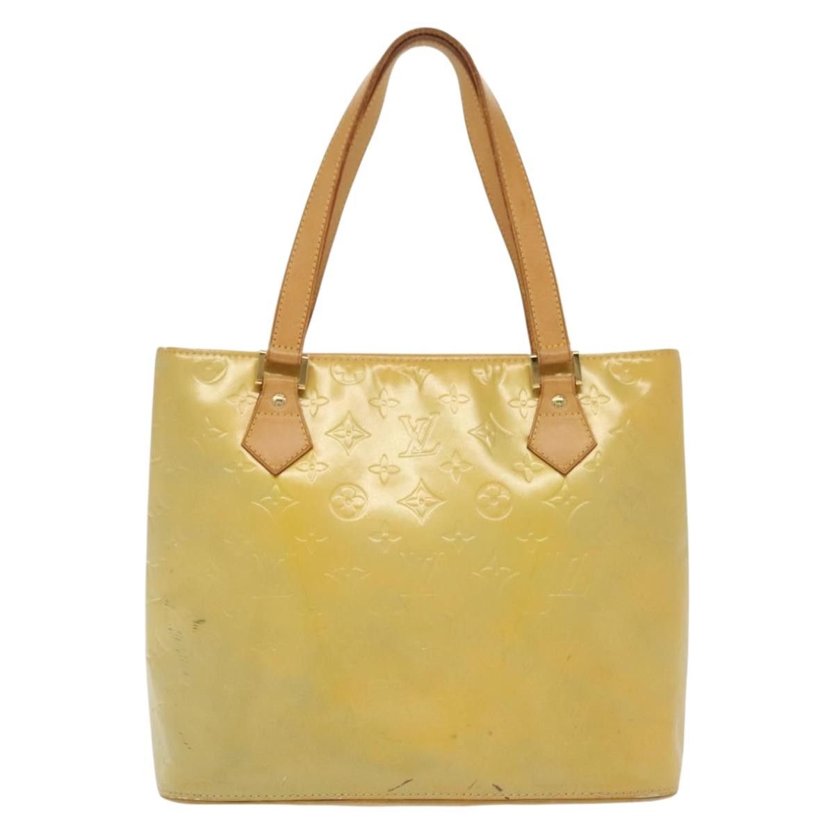 Louis Vuitton LOUIS VUITTON Monogram Vernis Houston Hand Bag Gris M91053 Size ONE SIZE - 2 Thumbnail