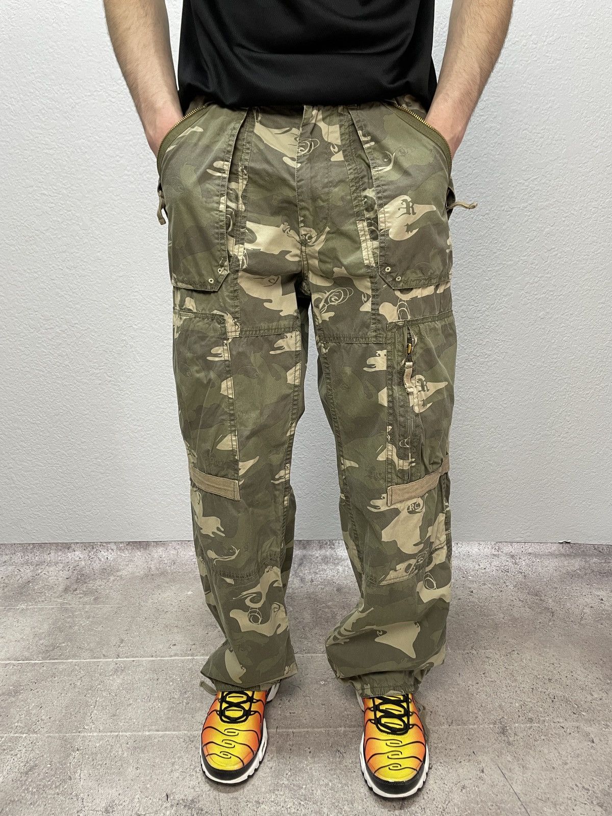Rip Curl Vintage Junya Watanabe Style Striped Opium Denim Jeans Y2K Size US 30 / EU 46 - 2 Thumbnail