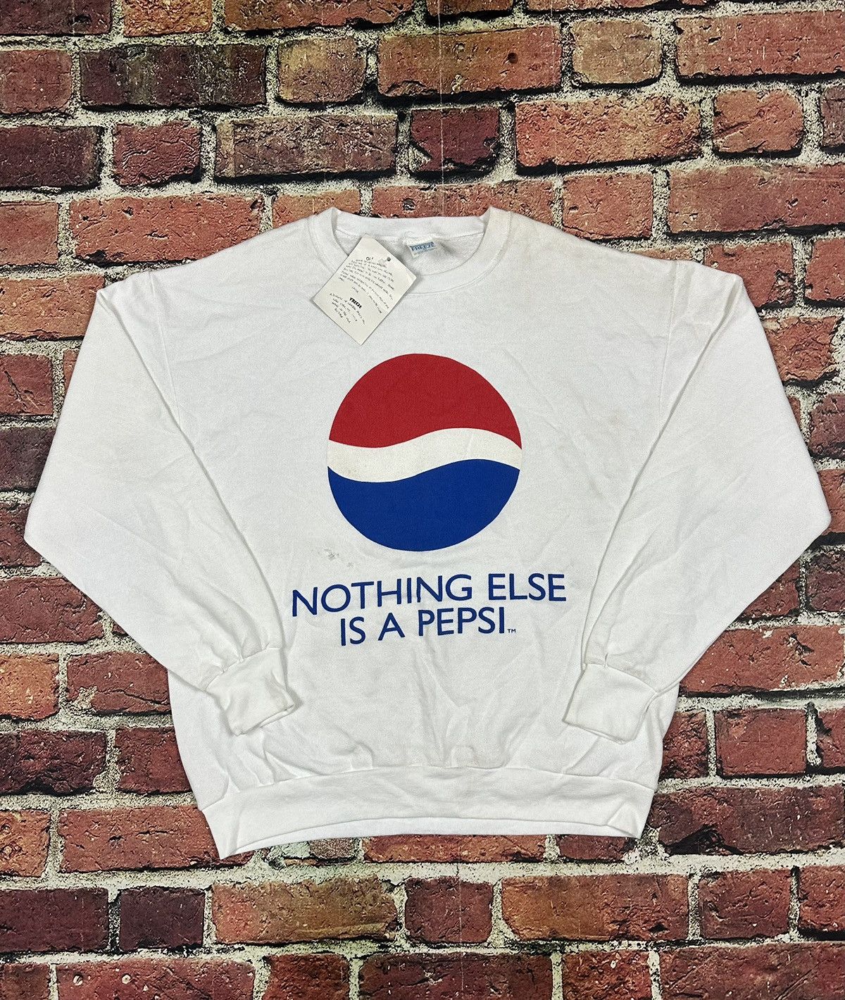 Pepsi × Vintage Vintage FREEZE Sweatshirt Nothing Else Is A PEPSI Logo 90s Size US XL / EU 56 / 4 - 1 Thumbnail