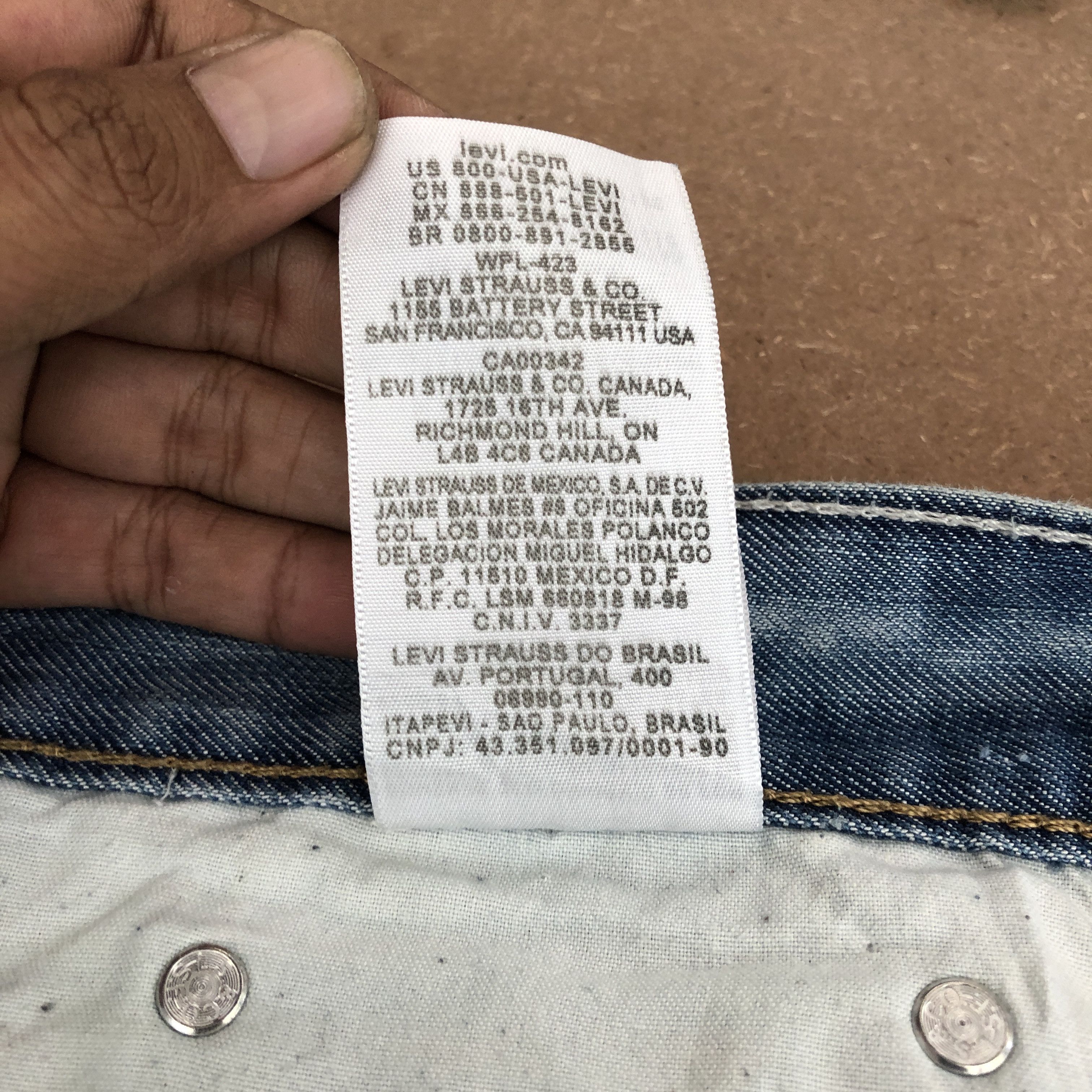 Jean Vintage Levis Faded Jeans Levi's 511 Light Wash Denim Size US 32 / EU 48 - 10 Thumbnail