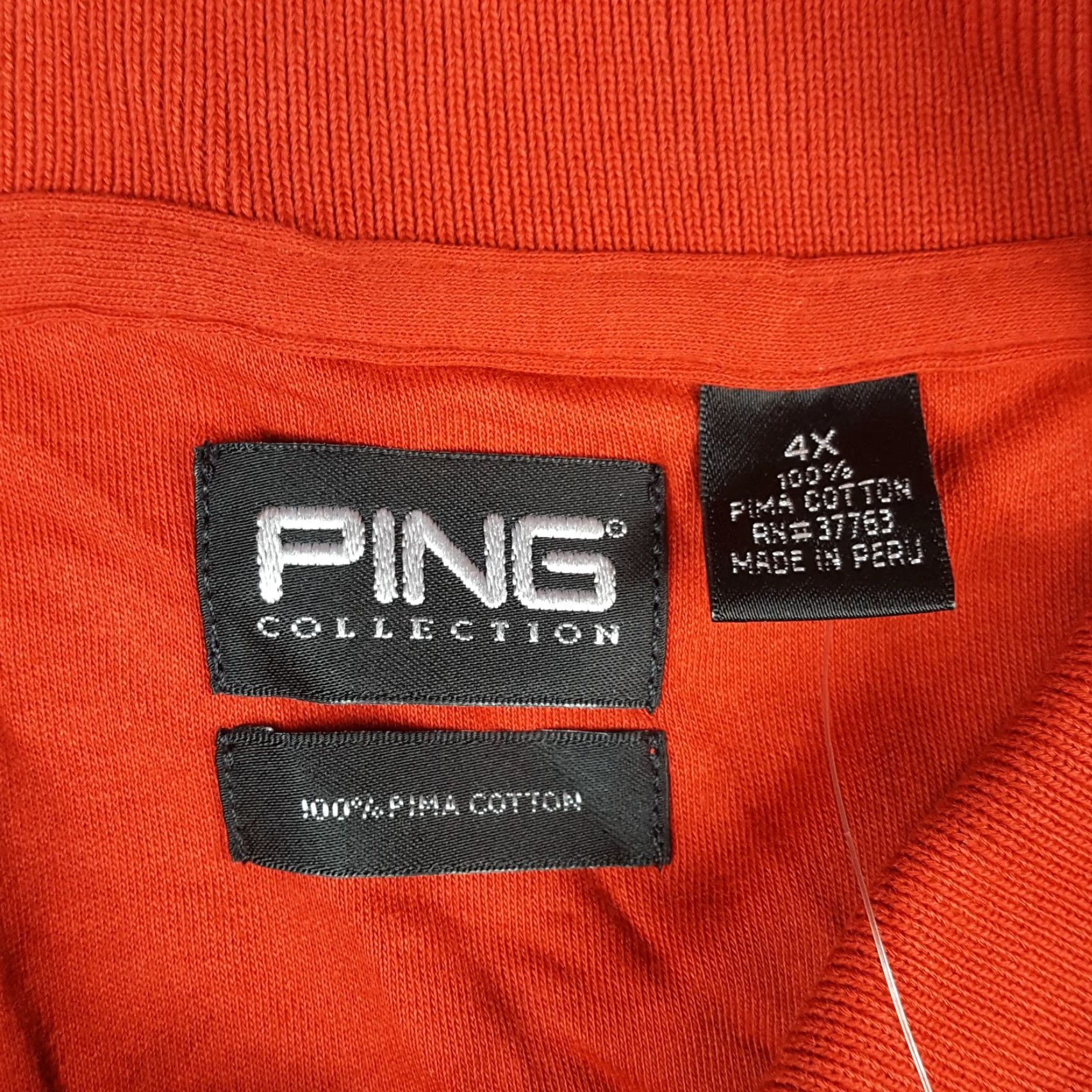 Vintage VINTAGE Ping Golf Red Short Sleeve Preppy Size 4X Big & Tall Polo Shirt Men 90s Grunge Rock Surf Beach Classic Casual Workwear Polo Shirt Size US XXL / EU 58 / 5 - 5 Thumbnail