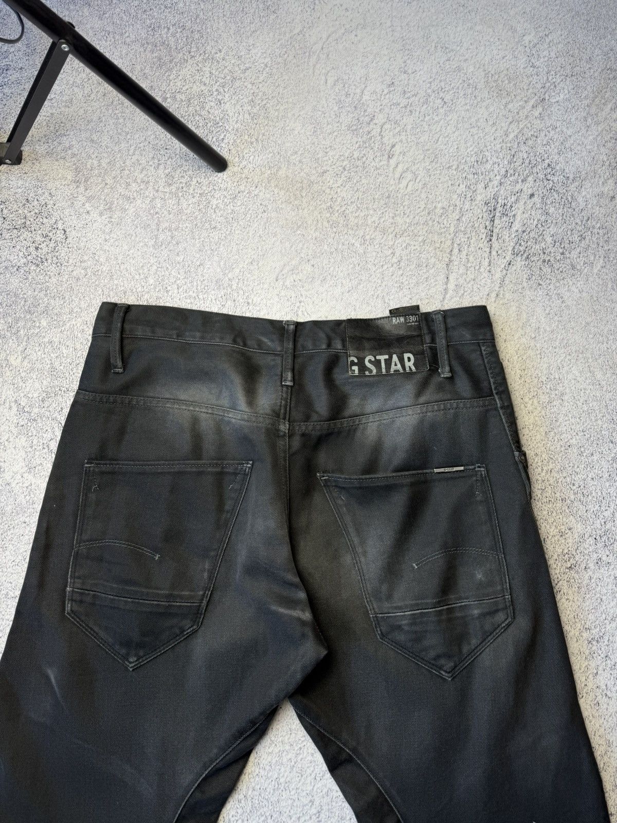 G-Star Rare Vintage G-Star Raw 3D Slim Pants 90's Y2K Size US 33 - 13 Thumbnail