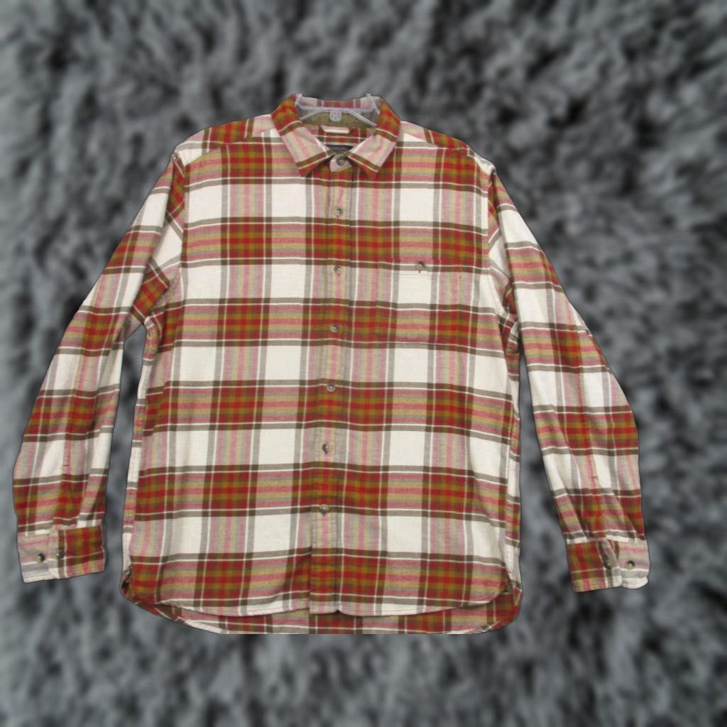Pendleton Pendleton Shirt Mens Large Red Green Plaid Flannel Button Down Long Sleeve Size US L / EU 52-54 / 3 - 1 Thumbnail