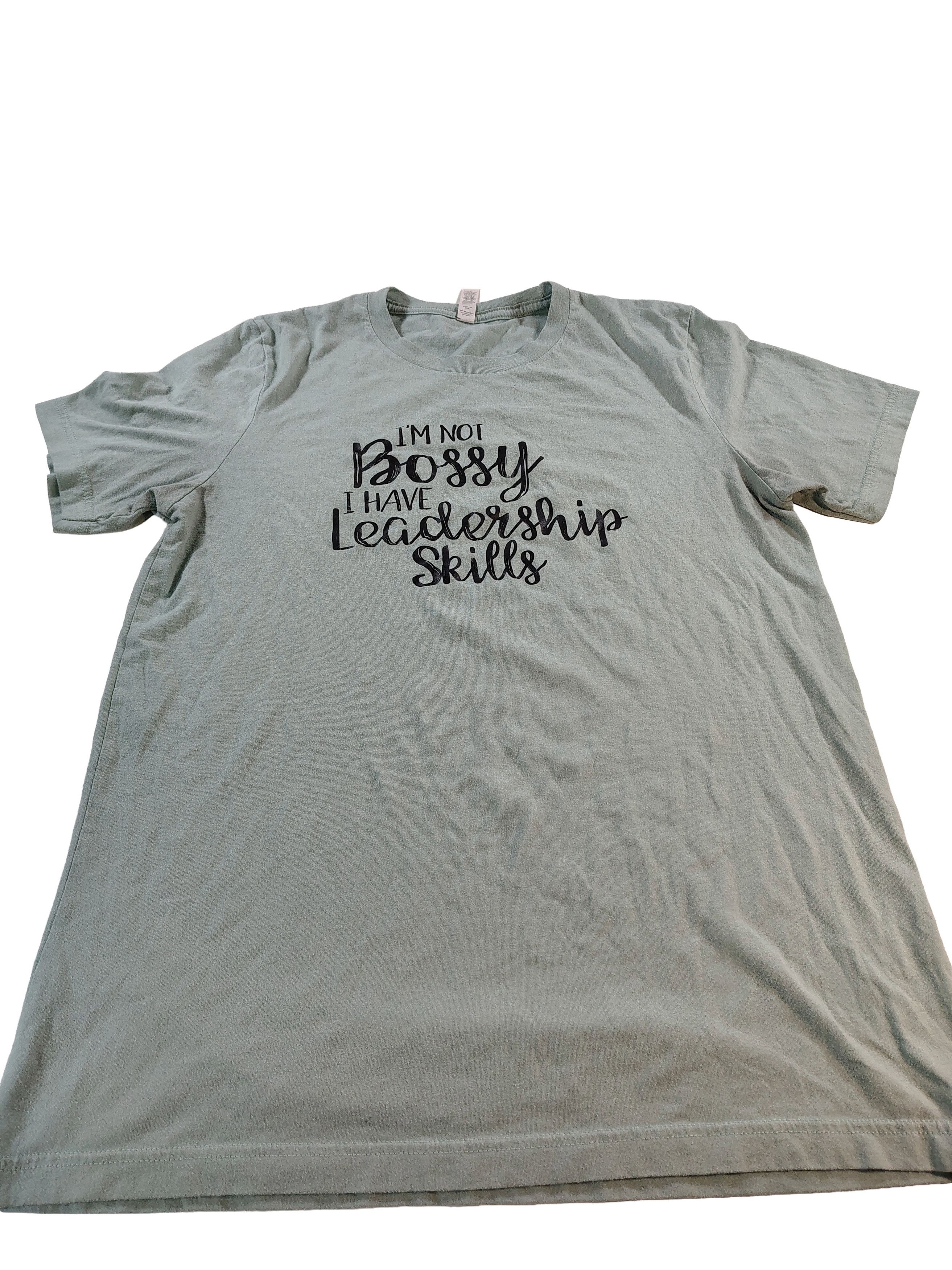 Other Women's "I'm Not Bossy I Have Leadership Skills" T-Shirt Size L / US 10 / IT 46 - 1 Thumbnail