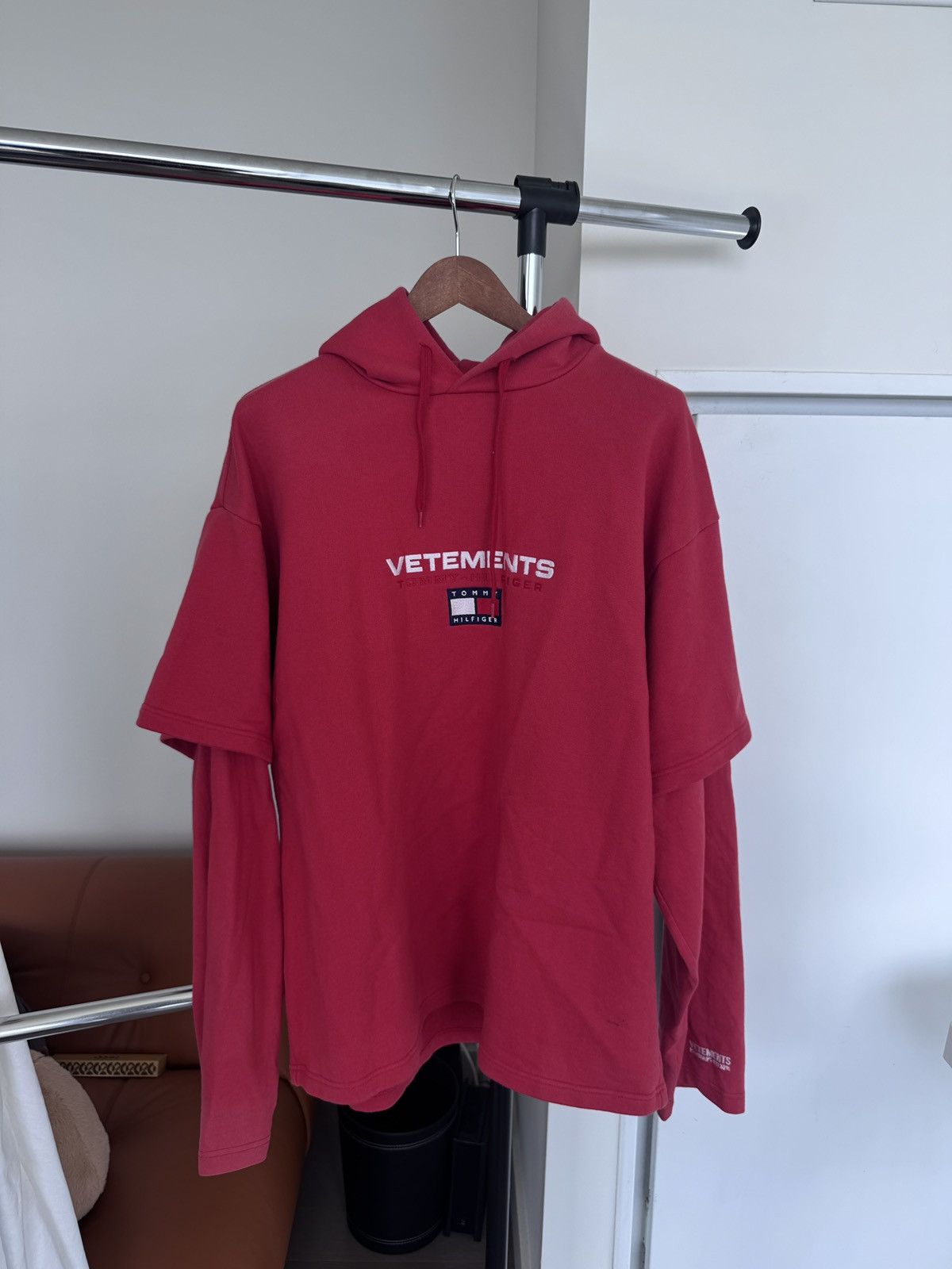 VETEMENTS TOMMY HILFIGER Demna 2018 oversized hoodie