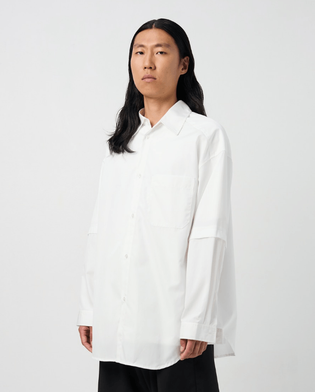 Lownn Lownn Cotton Poplin Layered Shirt size 52 Size US L / EU 52-54 / 3 - 3 Thumbnail