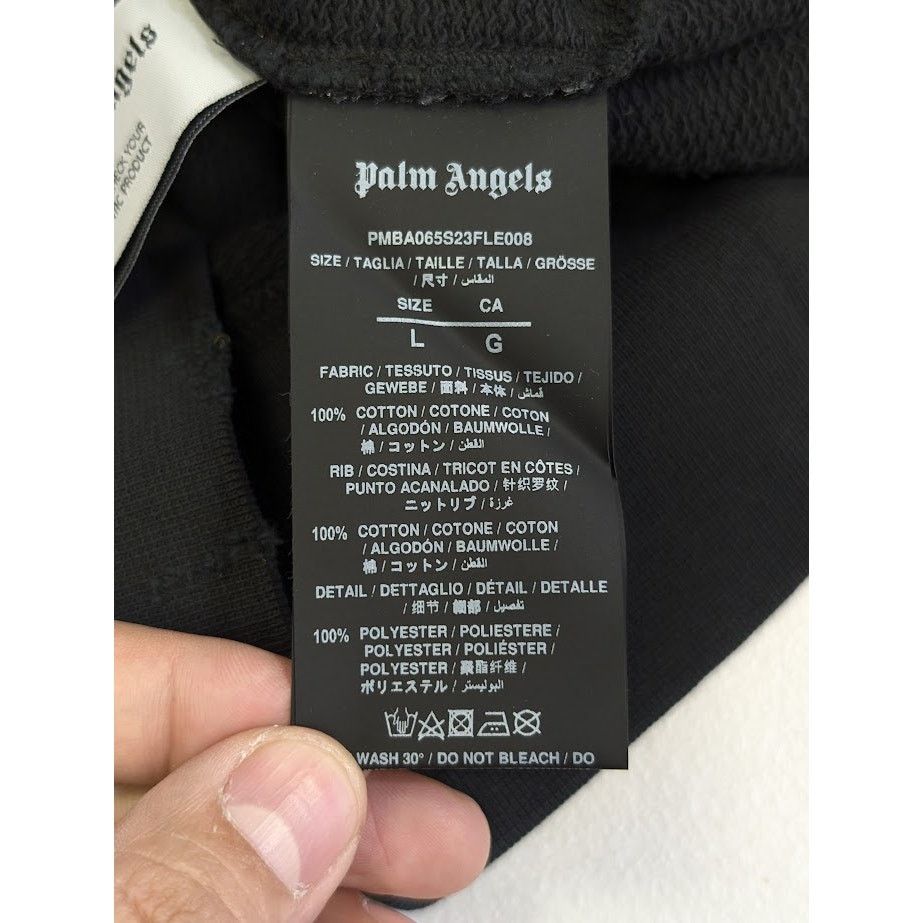 Palm Angels o1rshd1 Logo Flames Vint Crewneck Sweater in Black/Red Size US L / EU 52-54 / 3 - 15 Thumbnail